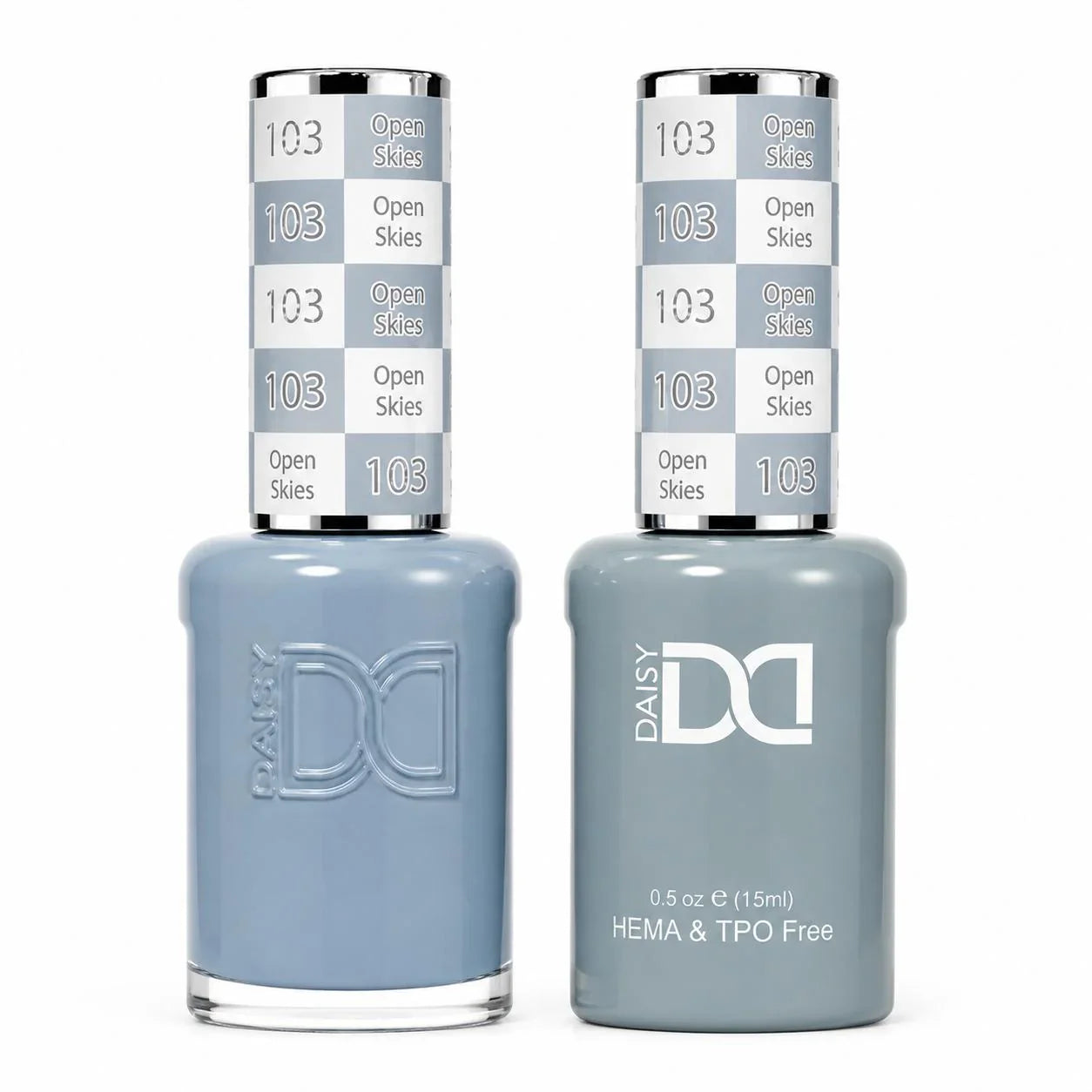 DND HEMA & TPO Free Gel Duo Matching Set – 103 Open Skies (Gel + Lacquer)