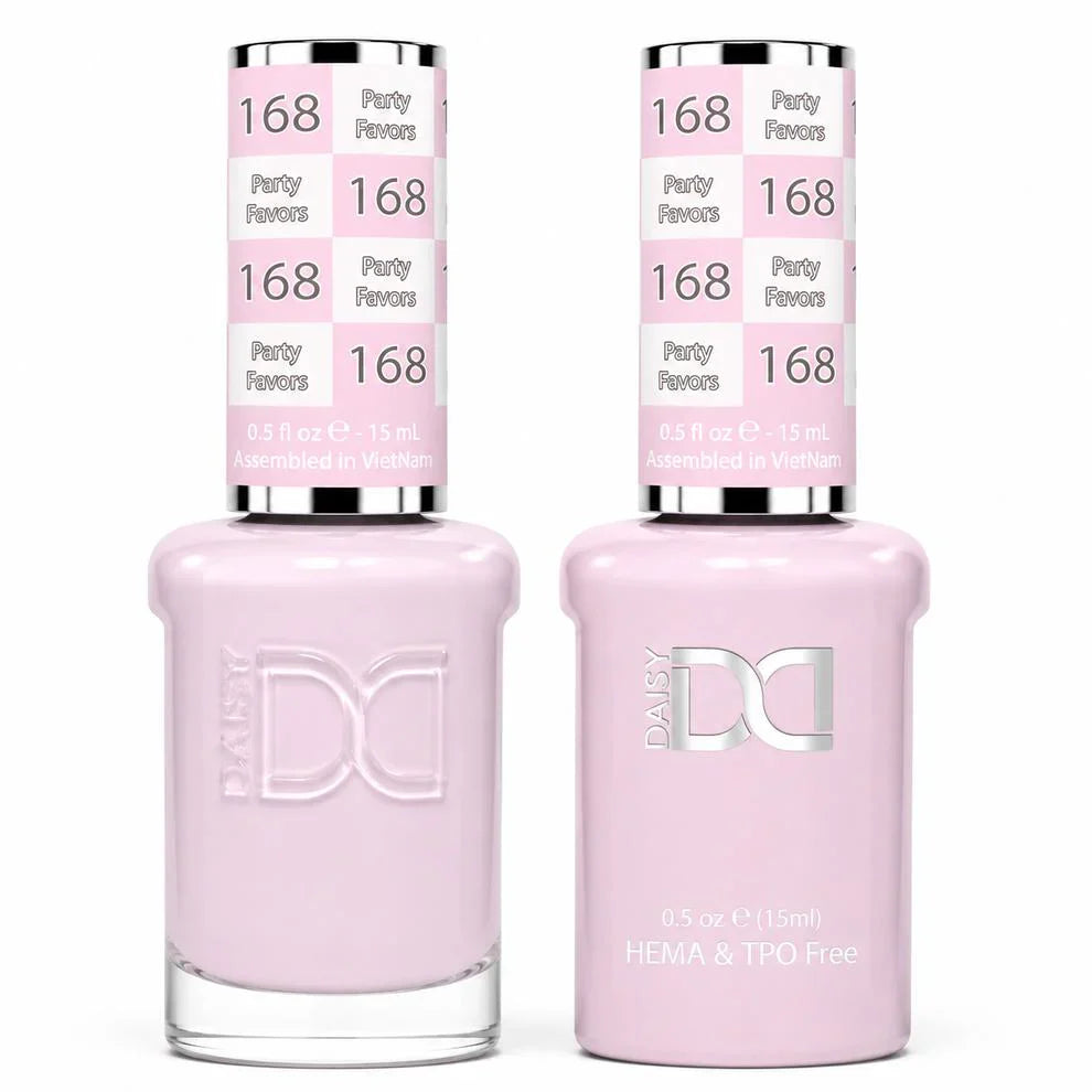 DND HEMA & TPO Free Gel Duo Matching Set – 168 Party Favers (Gel + Lacquer)