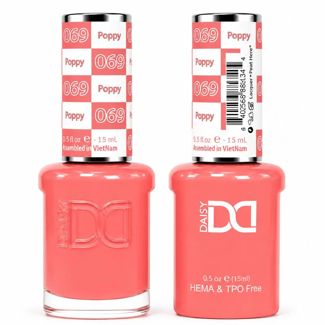 DND HEMA & TPO Free Gel Duo Matching Set – 069 Poppy (Gel + Lacquer)