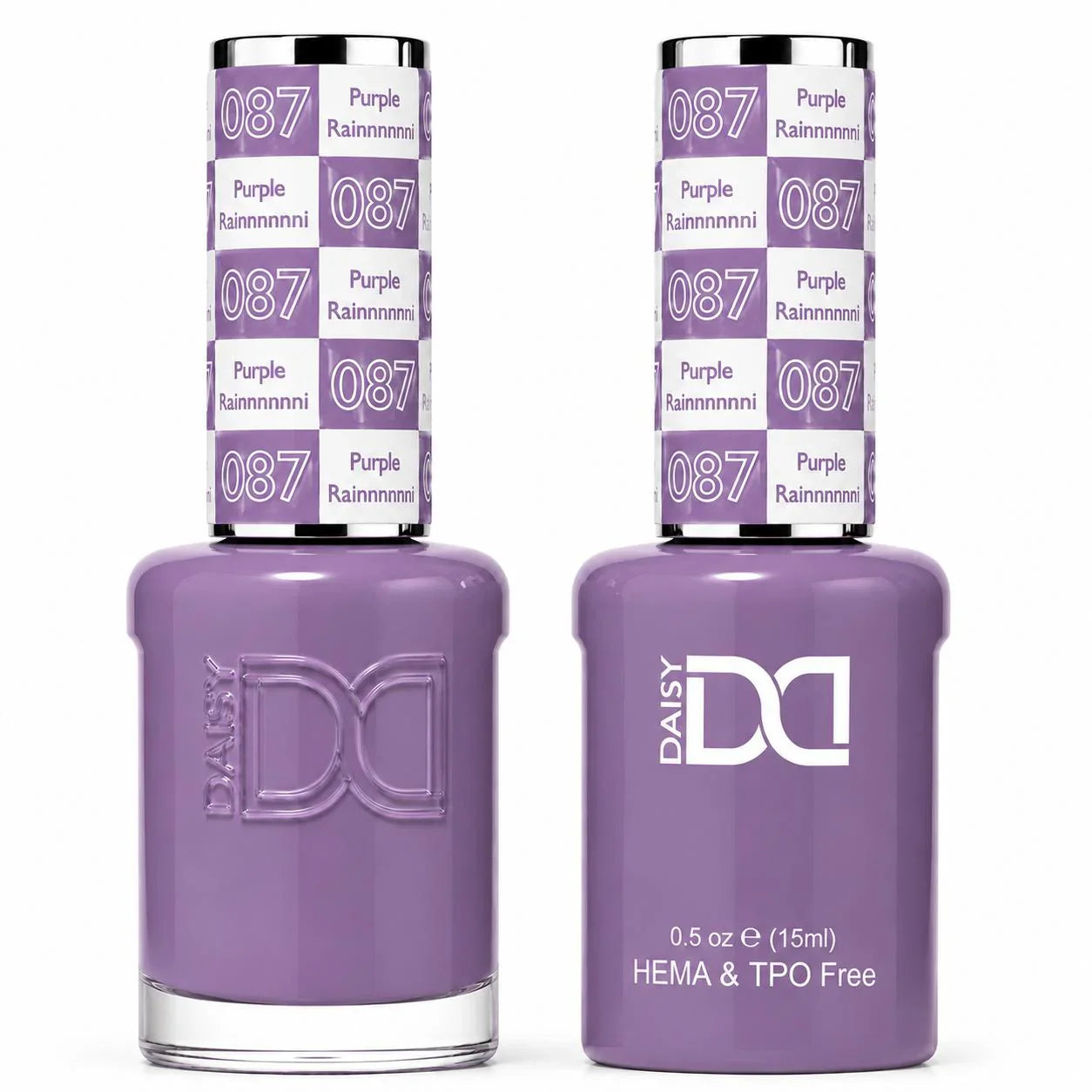 DND HEMA & TPO Free Gel Duo Matching Set – 087 Purple Rainnnnn! (Gel + Lacquer)