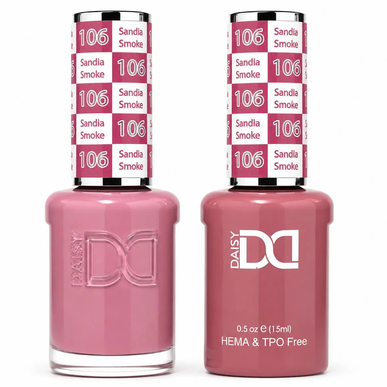 DND HEMA & TPO Free Gel Duo Matching Set – 106 Sandia Smoke (Gel + Lacquer)
