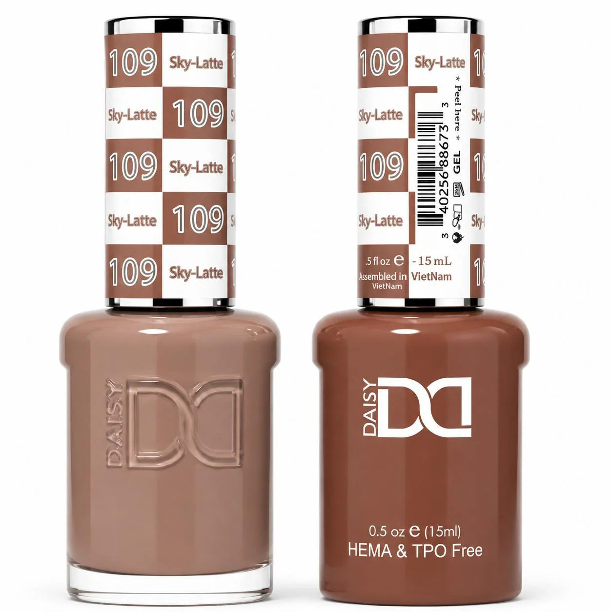 DND HEMA & TPO Free Gel Duo Matching Set – 109 Sky Latte (Gel + Lacquer)