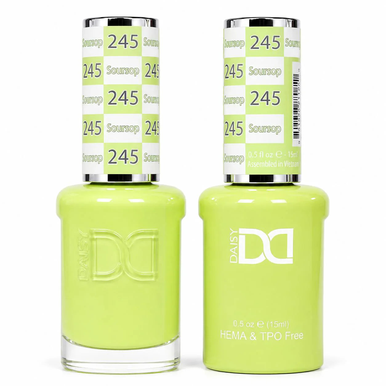 DND HEMA & TPO Free Gel Duo Matching Set – 245 Soursop (Gel + Lacquer)