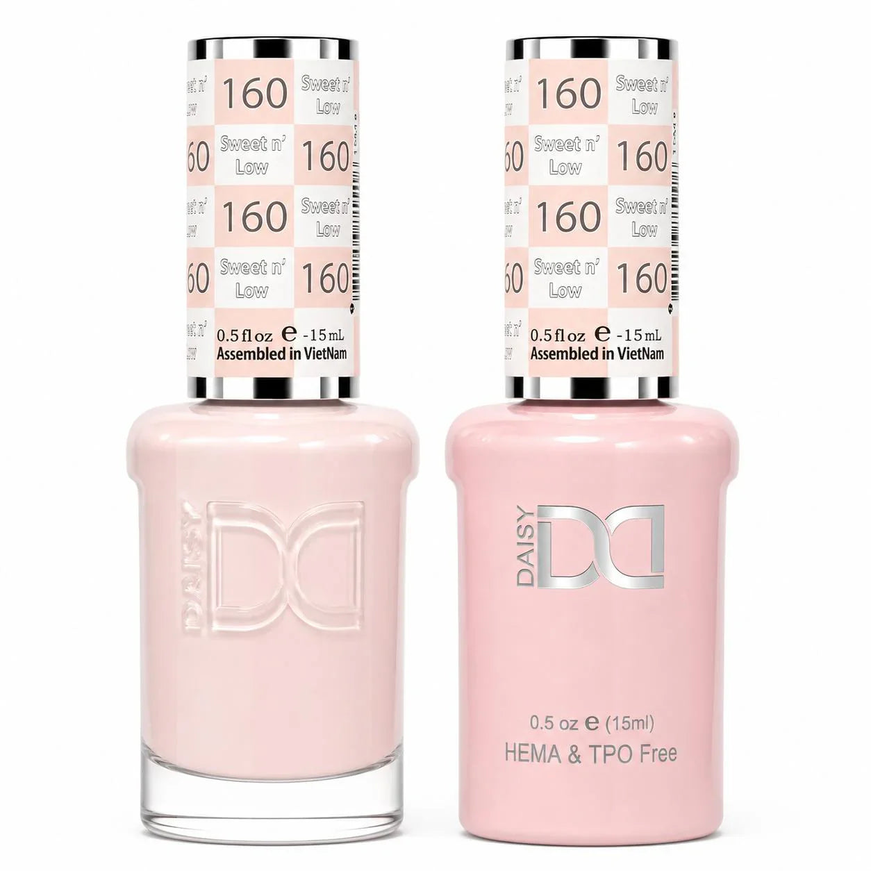 DND HEMA & TPO Free Gel Duo Matching Set – 160 Sweet N Low (Gel + Lacquer)