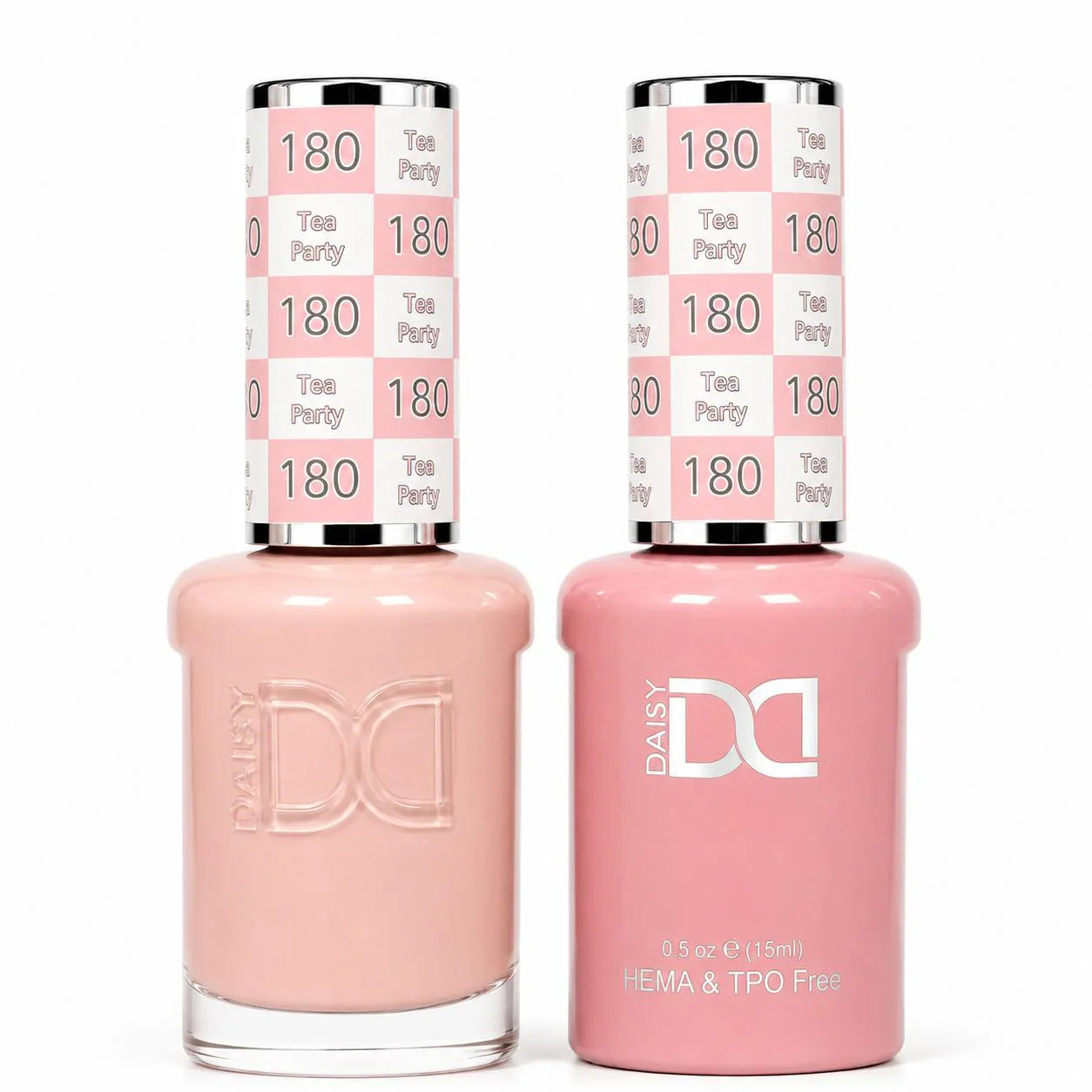 DND HEMA & TPO Free Gel Duo Matching Set – 180 Tea Party (Gel + Lacquer)