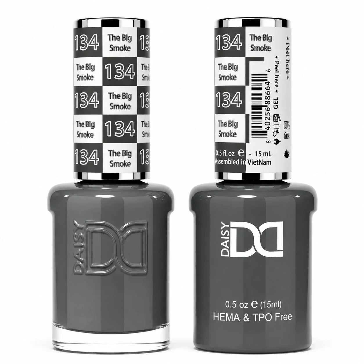 DND HEMA & TPO Free Gel Duo Matching Set – 134 The Big Smoke (Gel + Lacquer)