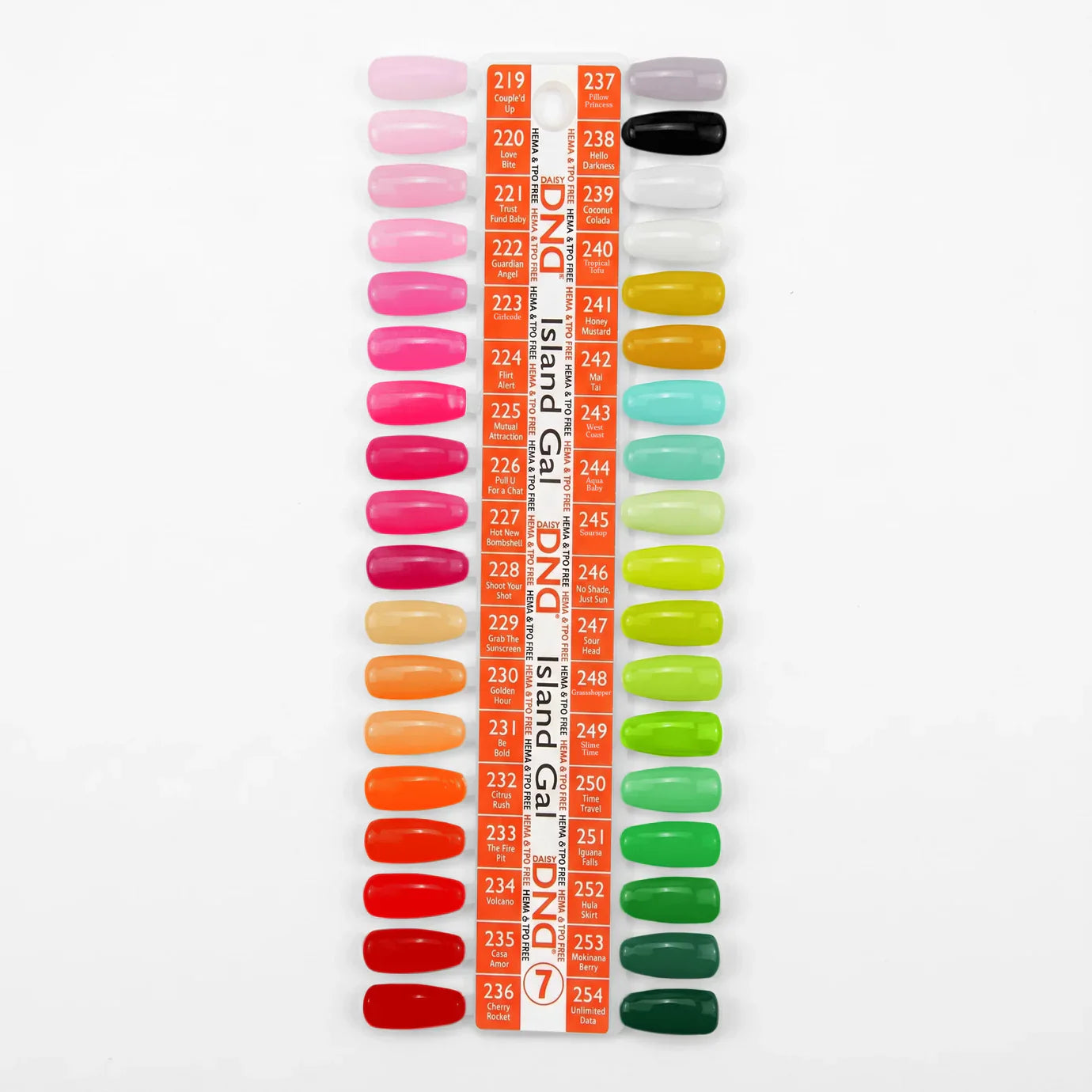 DND HEMA & TPO Free - Full line 288 Duo Matching Colors + Free 1 sample book & 1 set color chart