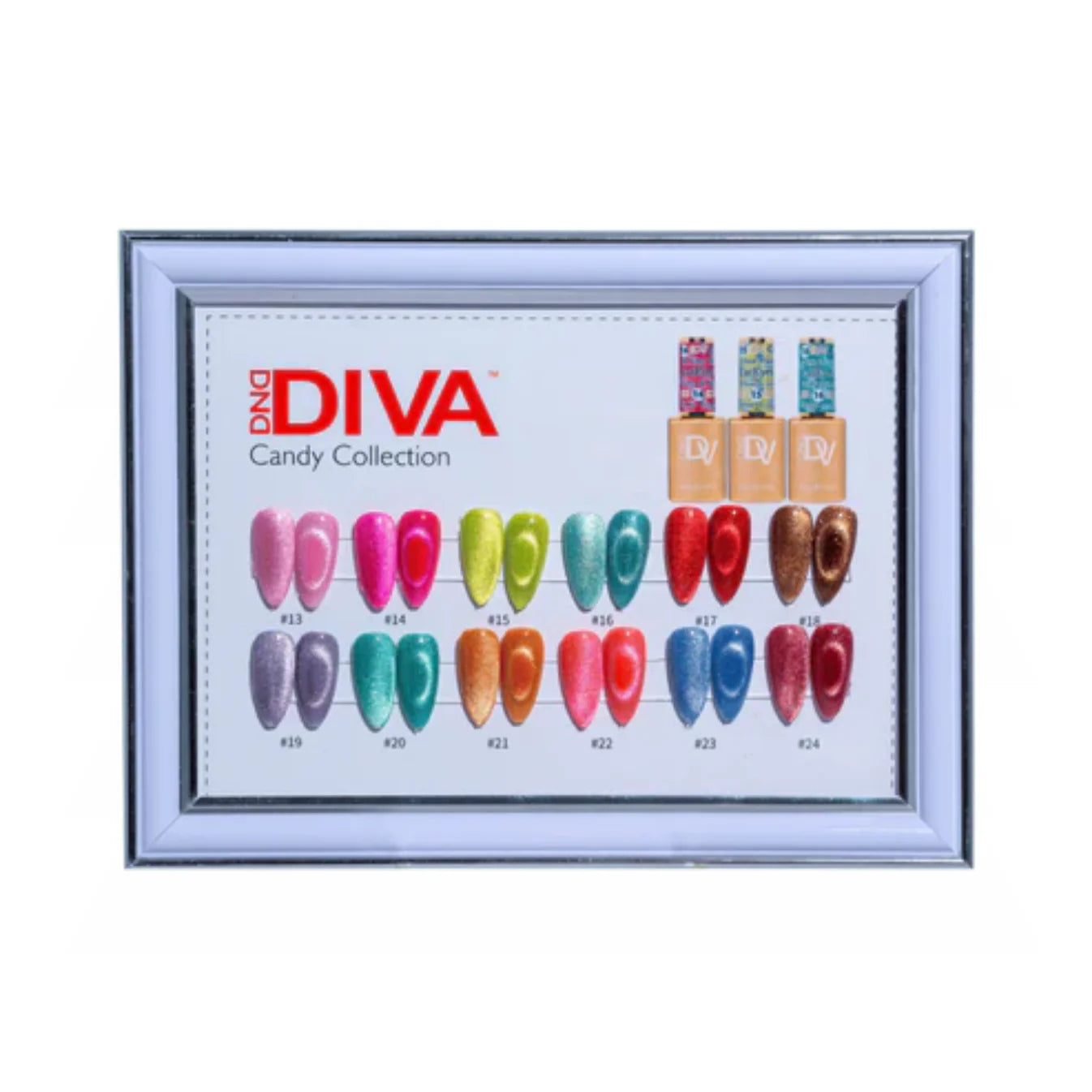 DND - DIVA Cat Eye Candy Full Set 12 Colors (#13 - #24)