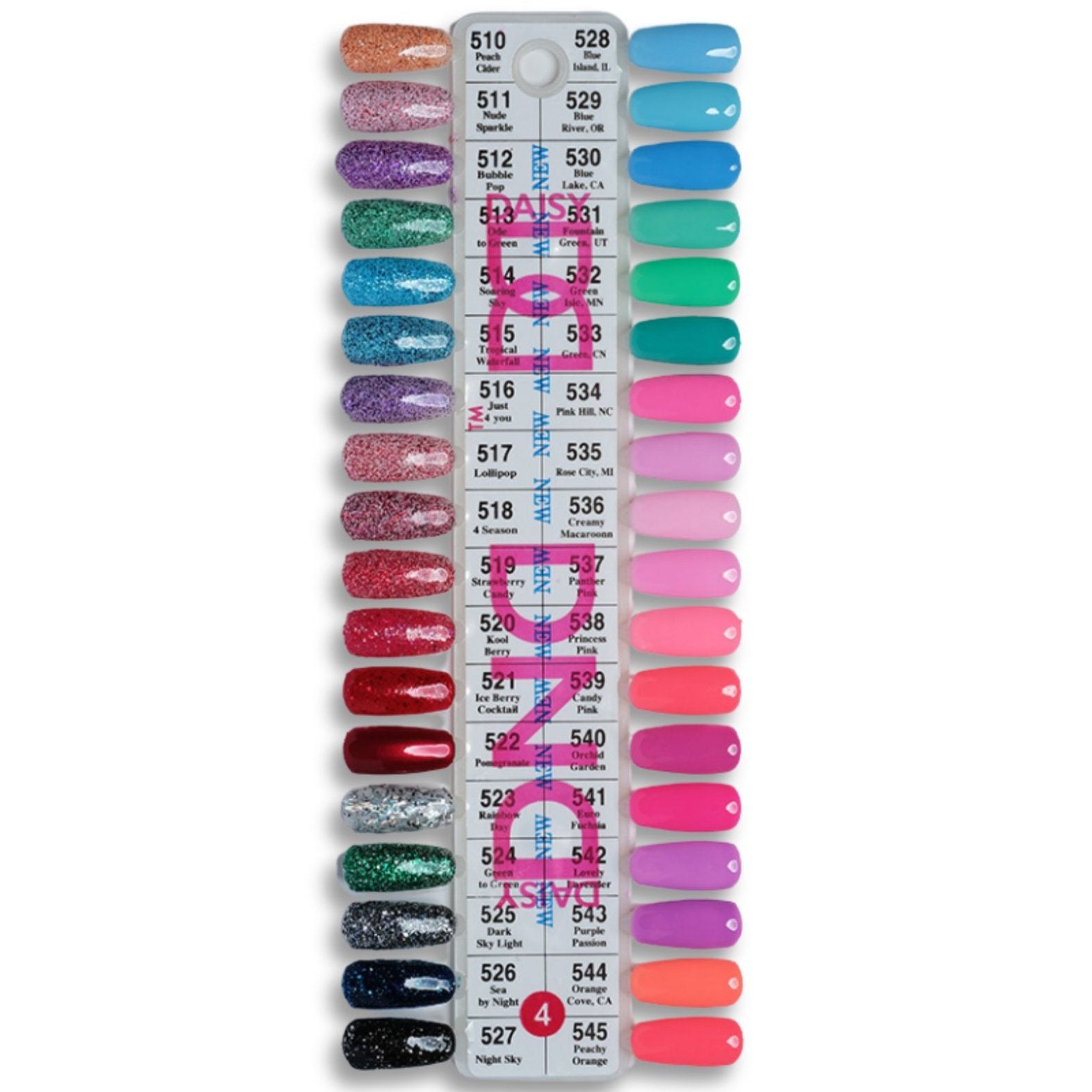 DND - Colors Sample Chart (#01 - #16)