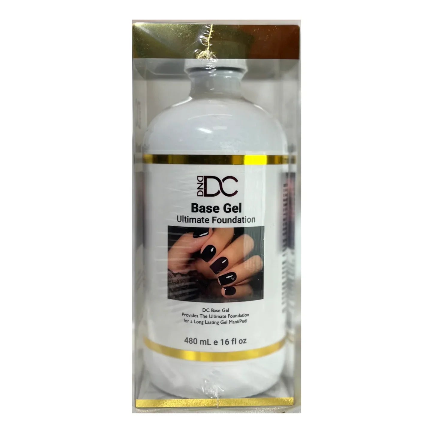 DND DC Base Gel Ultimate Foundation #800 & Top Premium Super Shine #900 Refill (16 oz, New Bottle)