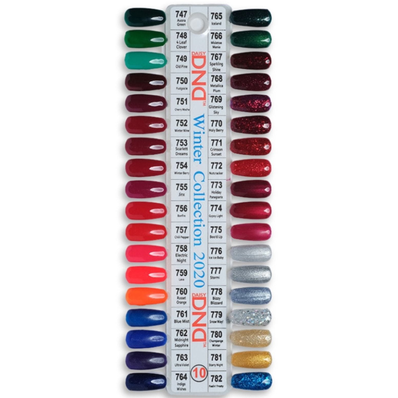 DND - Gel & Lacquer Duo Full Set 36 Colors (#6, #7, #8, #9, #10)
