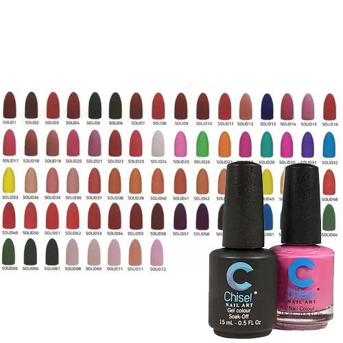 Chisel - Gel & Lacquer Duo Solid (#01 - #100) - NEW 2024