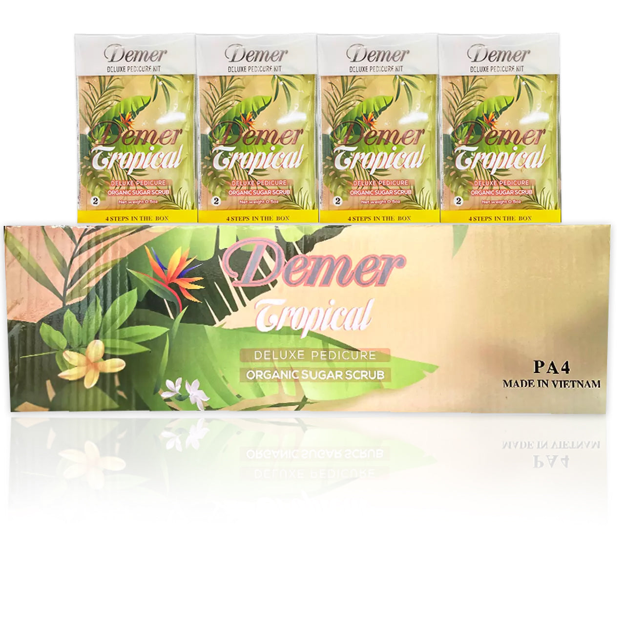 Demer - Pedicure Deluxe 4in1 (Case 60 Boxes) - Tropical