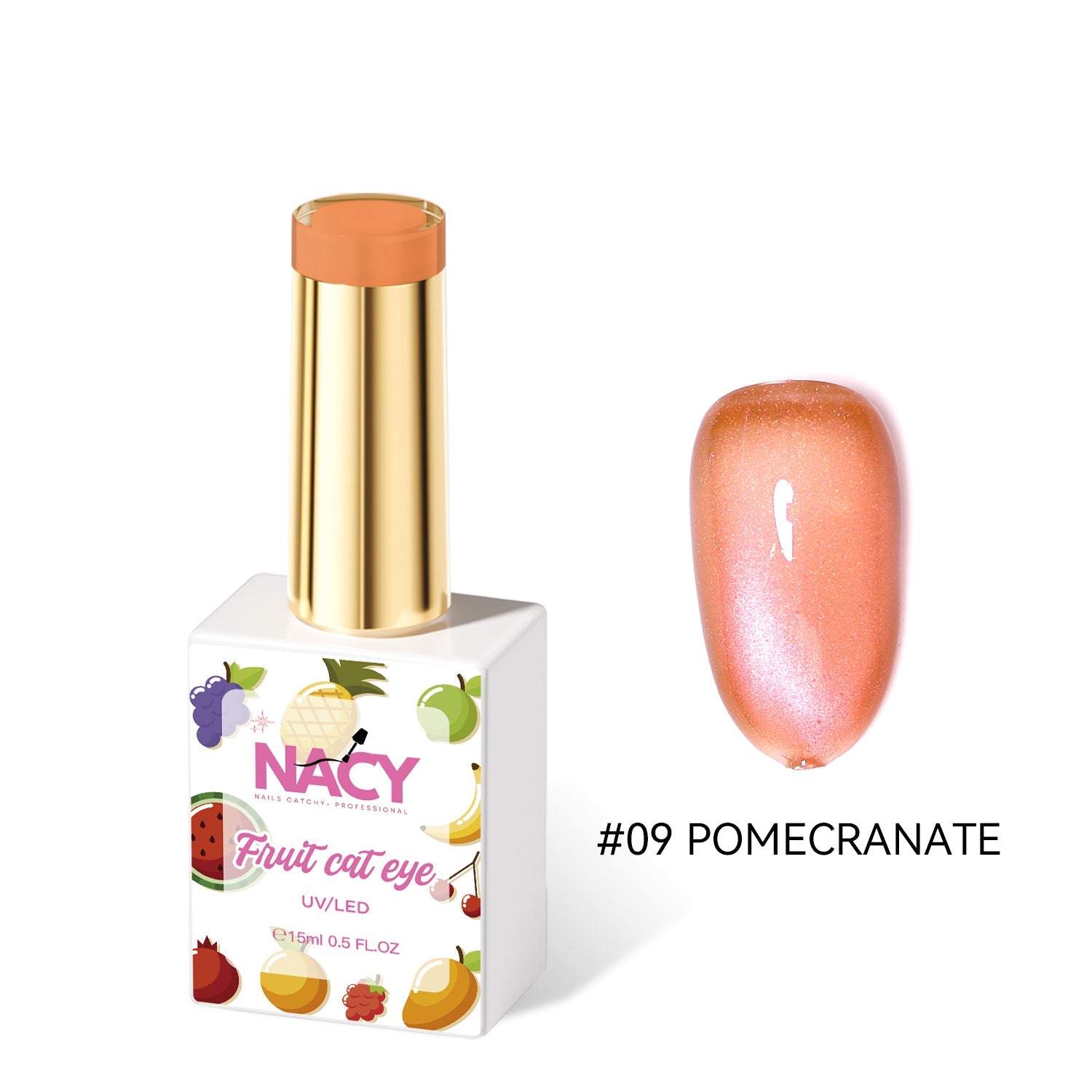 Nacy Fruit Cat Eye Gel 0.5oz Hema Free - 09