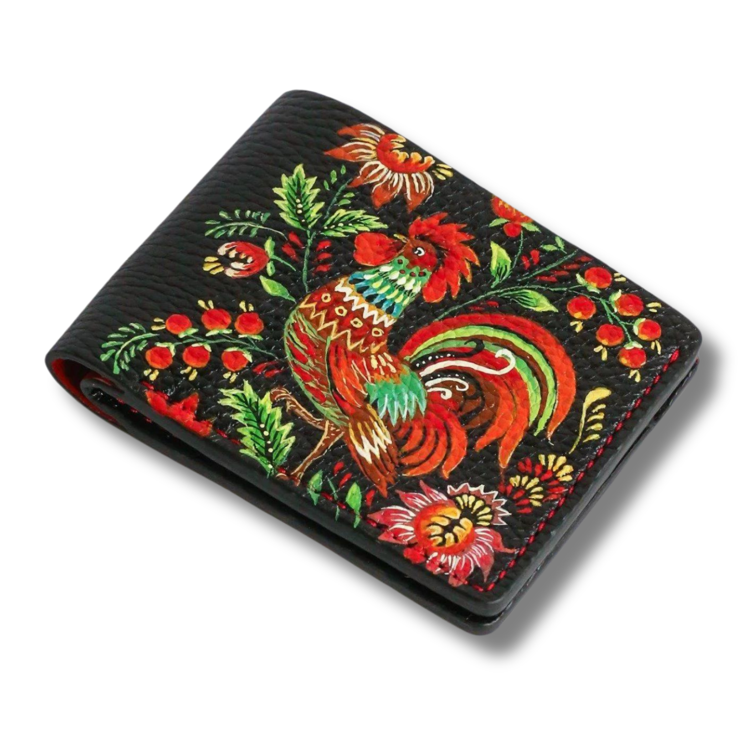 Essence Unisex Wallet with Artistic Hand-Painting