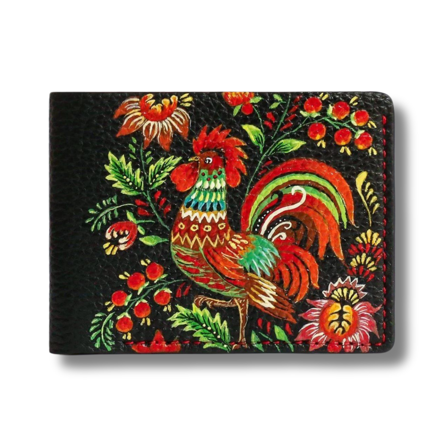 Essence Unisex Wallet with Artistic Hand-Painting