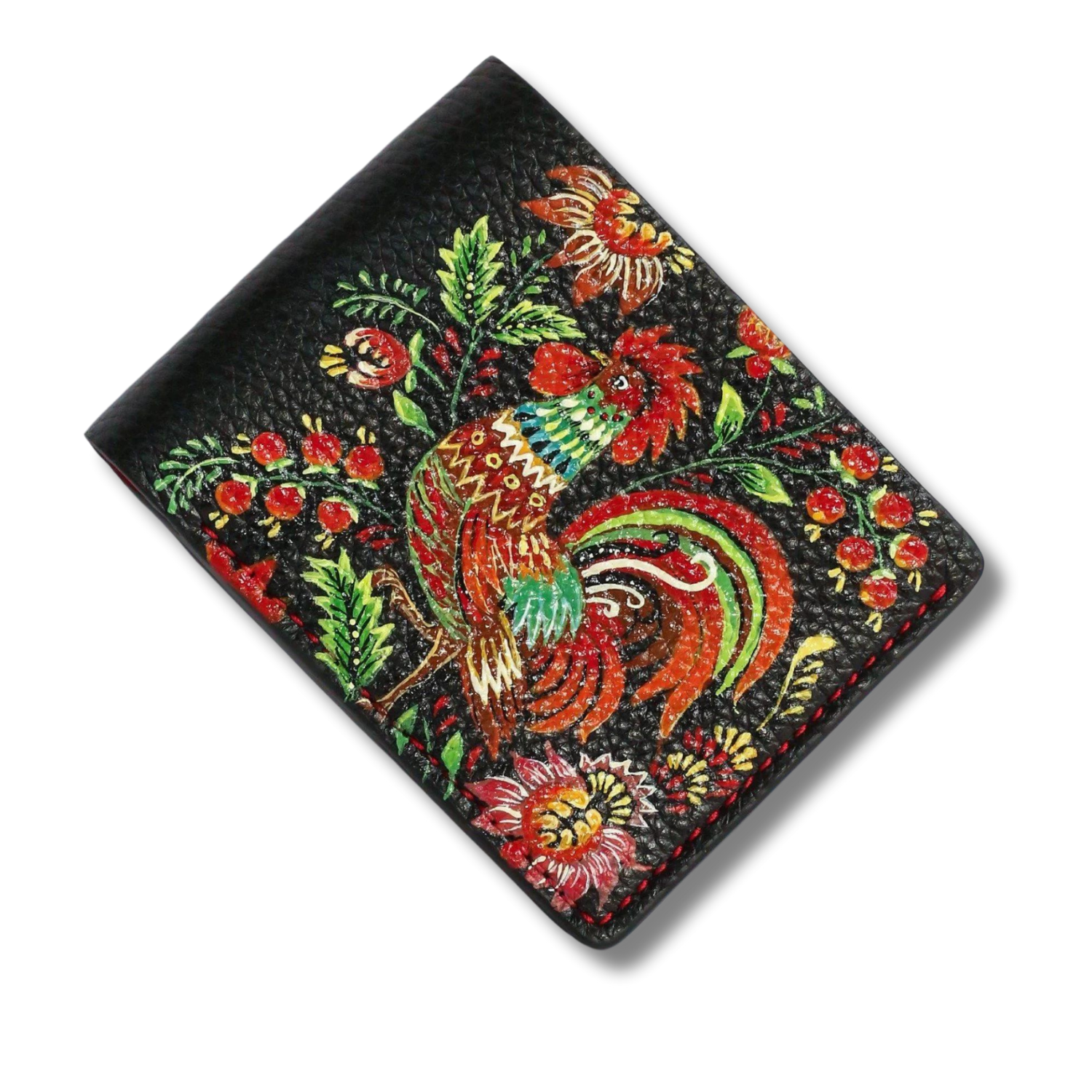 Essence Unisex Wallet with Artistic Hand-Painting