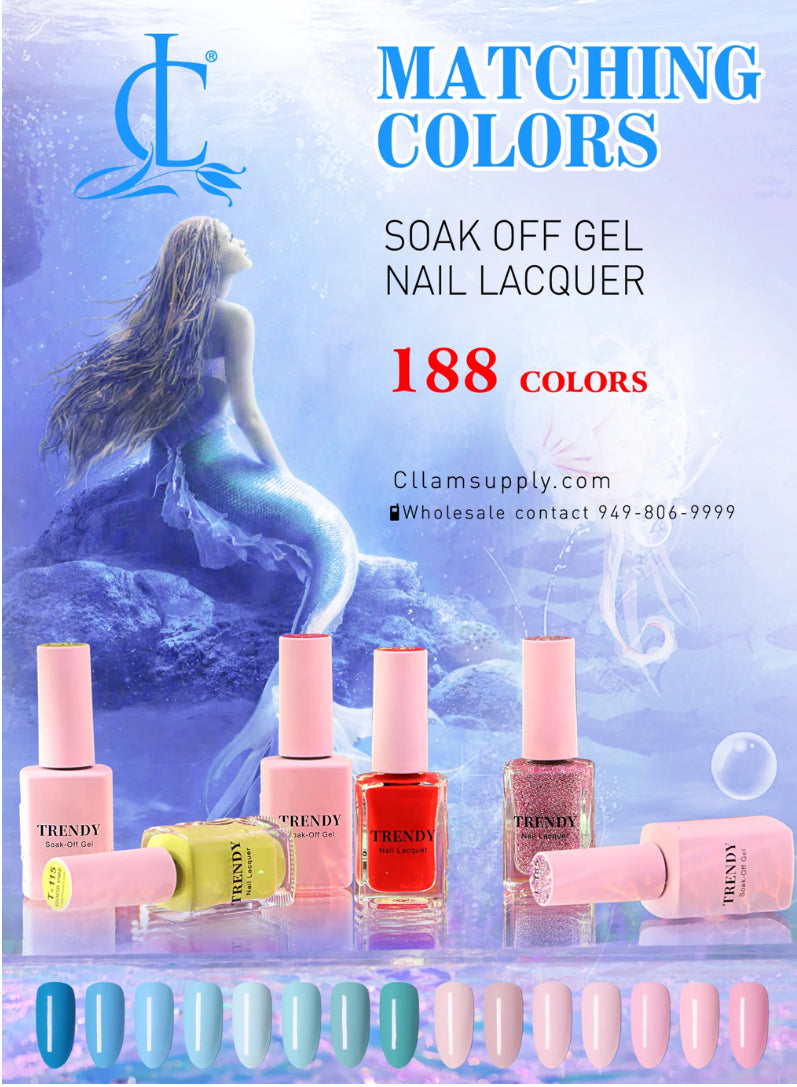 TRENDY COLLECTION – 188 COLORS Duo and Free Gift