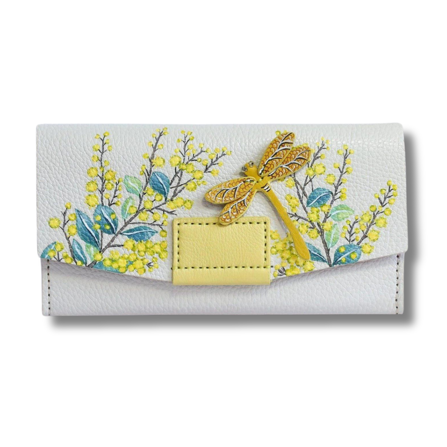 Her Front Magnetic Flap Long Wallet Custom Artwork