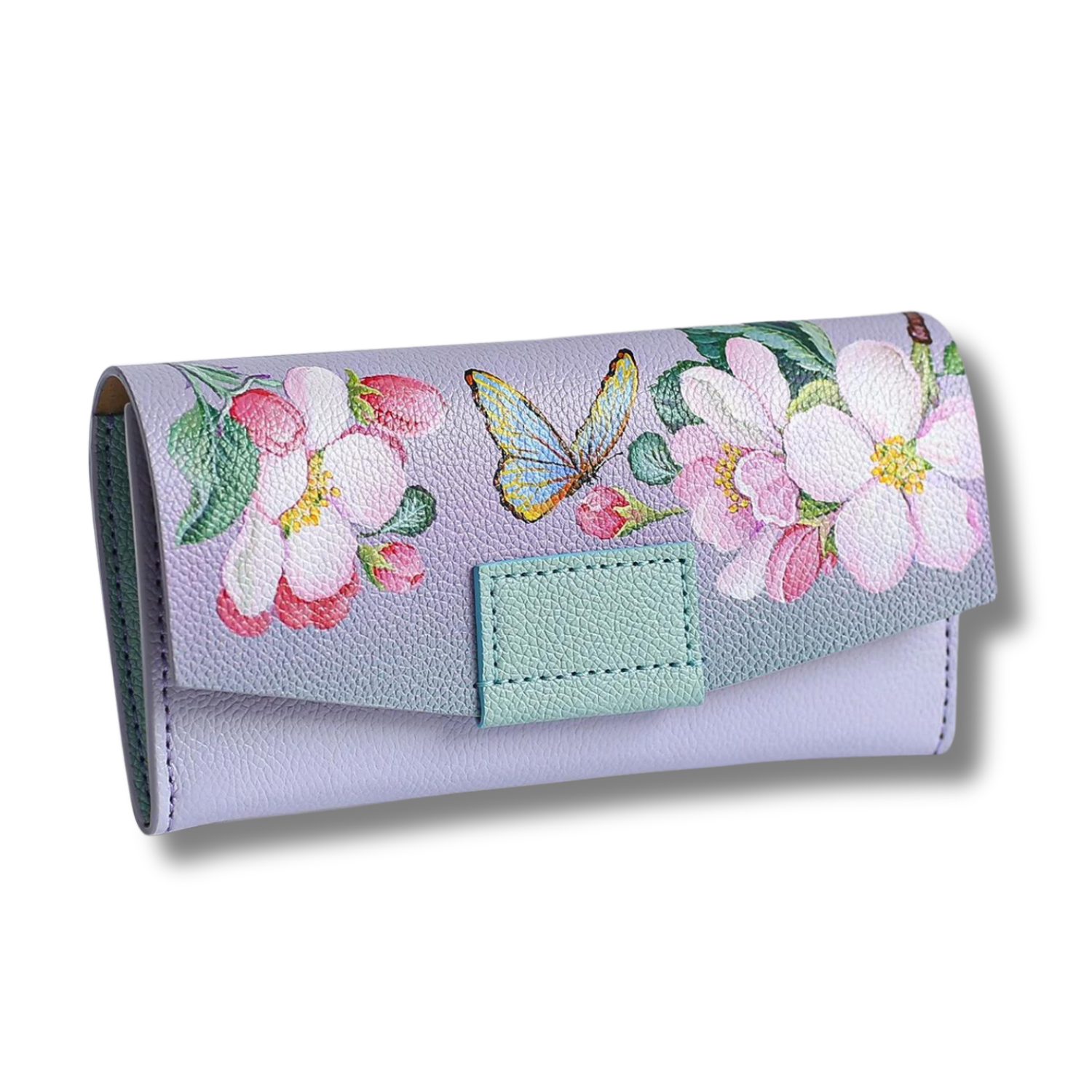 Her Front Magnetic Flap Long Wallet Custom Artwork