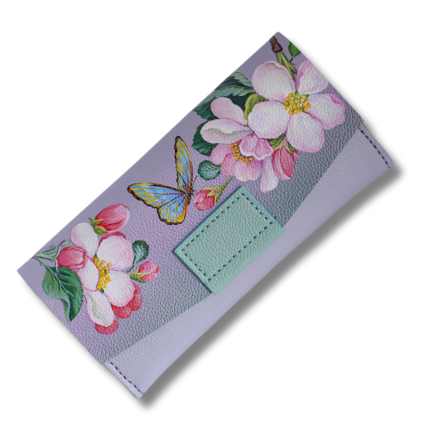 Her Front Magnetic Flap Long Wallet Custom Artwork