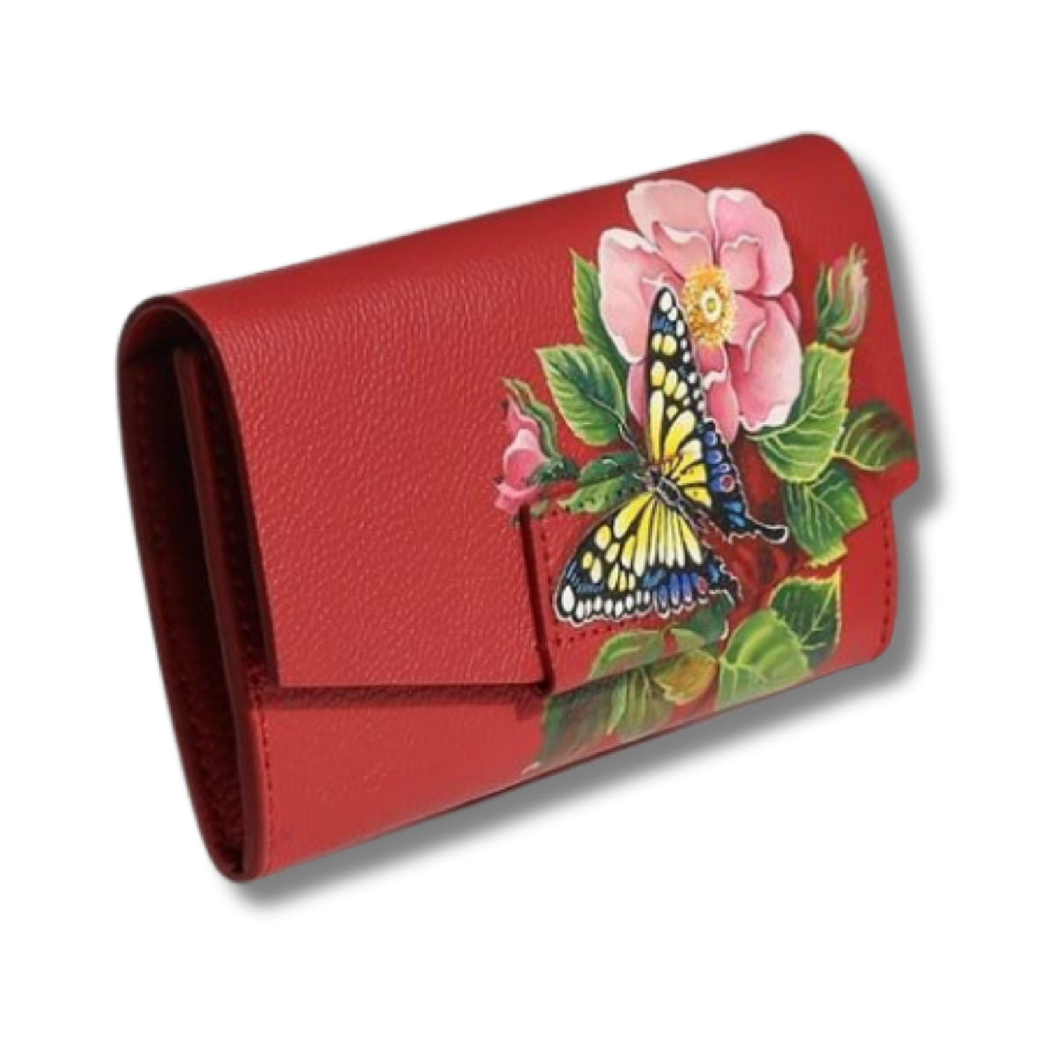 Her Front Magnetic Flap Long Wallet Custom Artwork