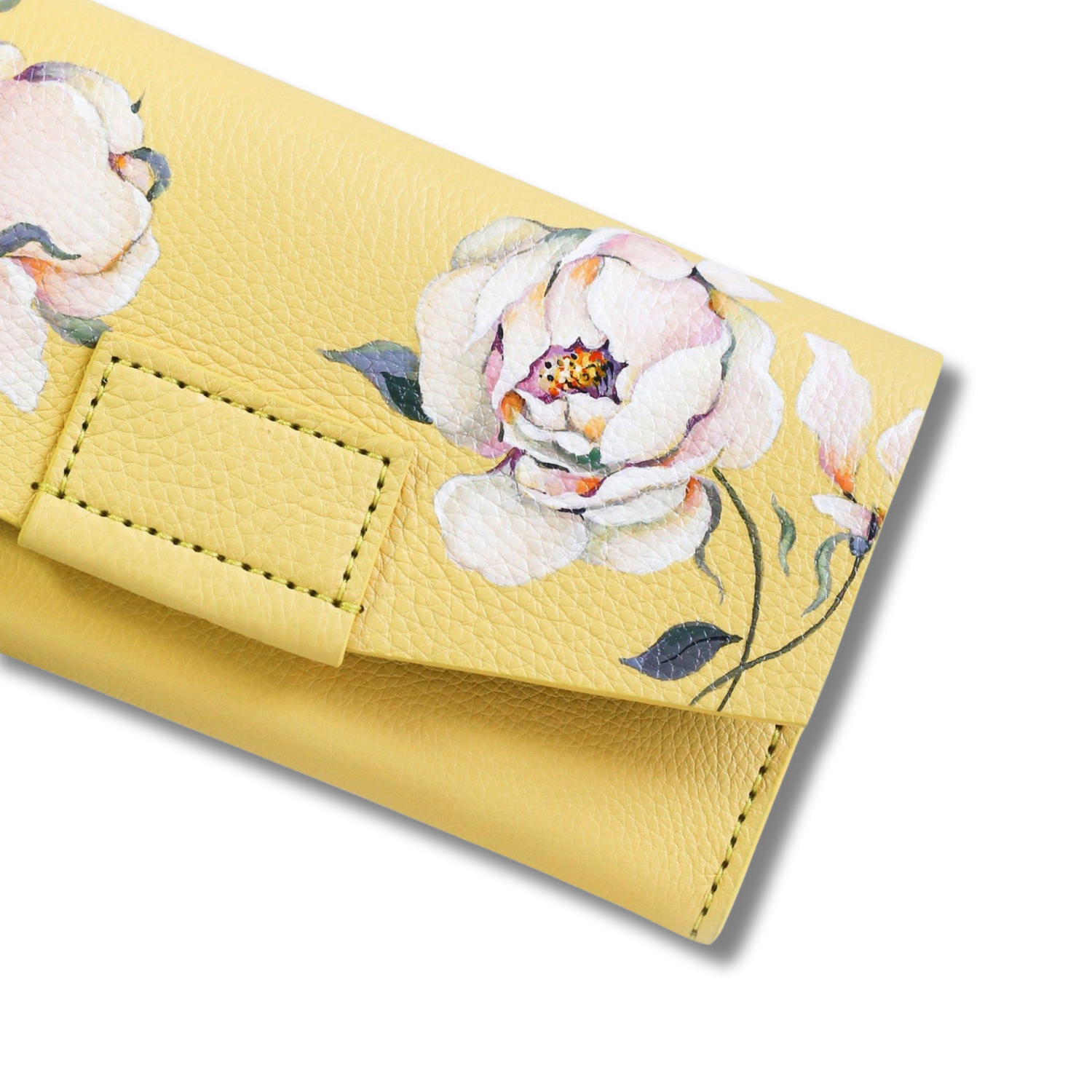 Her Front Magnetic Flap Long Wallet Custom Artwork