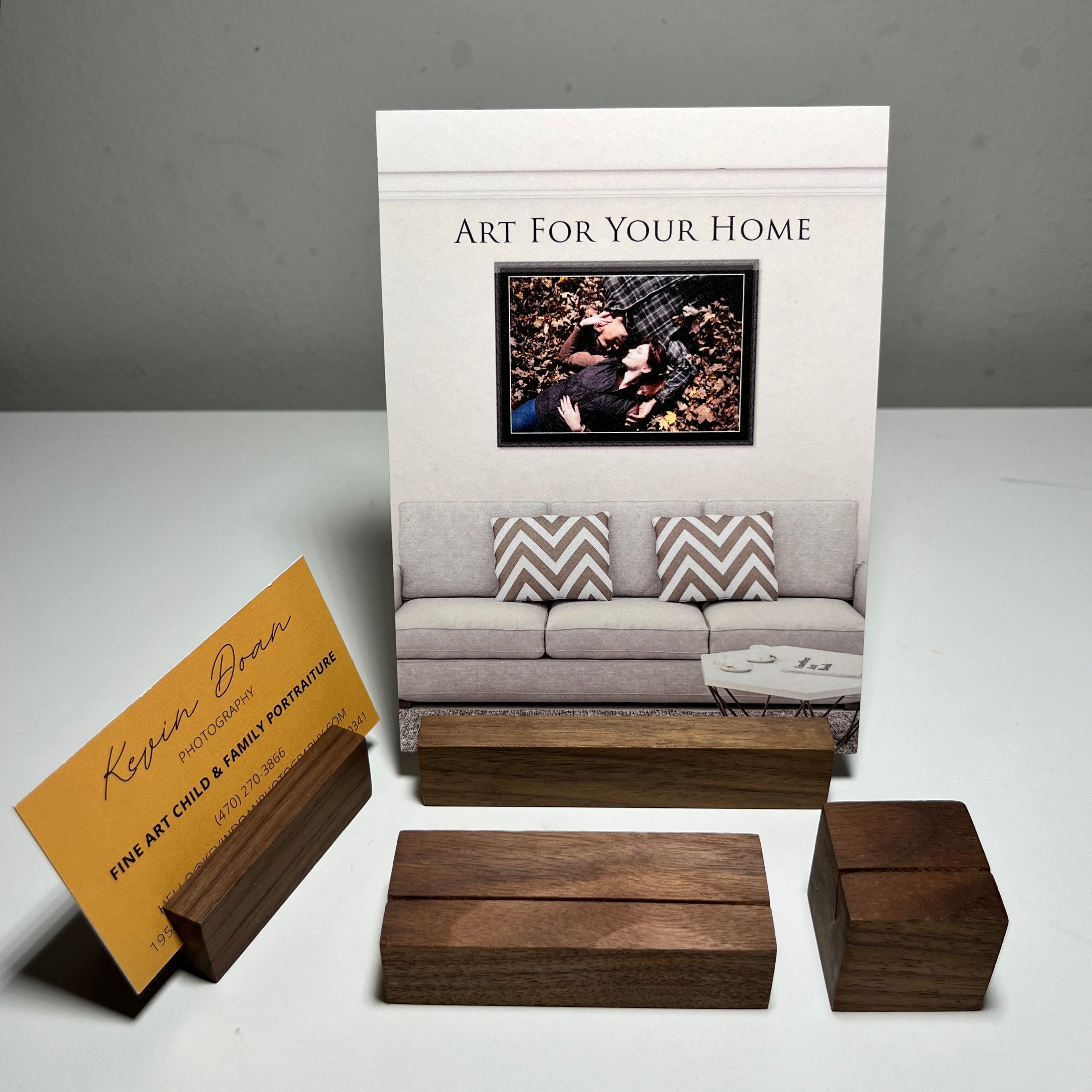 Wooden Card or Photo Portrait Holders