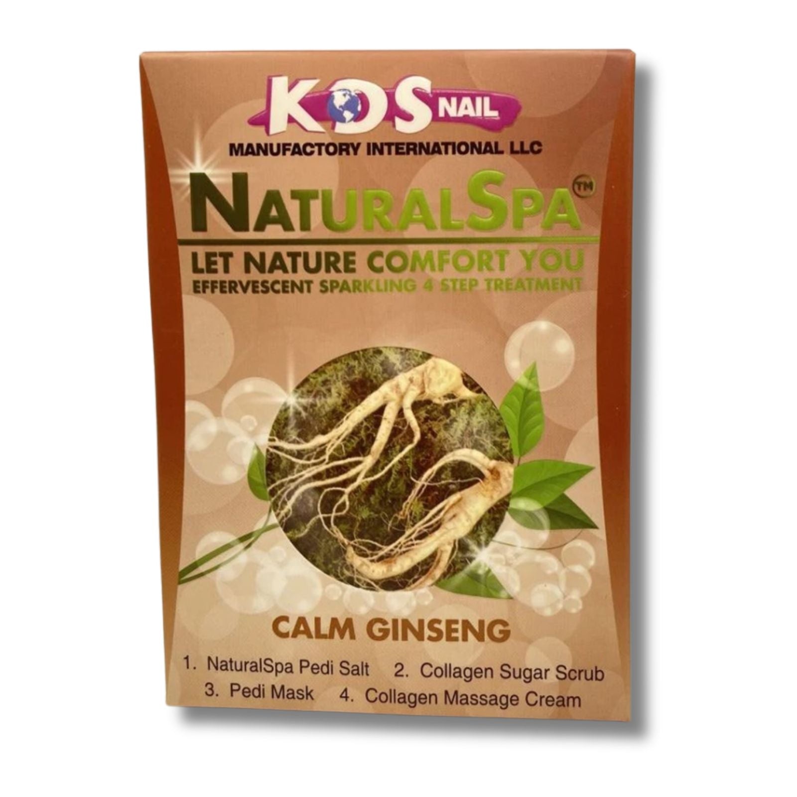 KDS - Pedicure Deluxe  4in1 (Case 88 Boxes) - Calm Ginseng