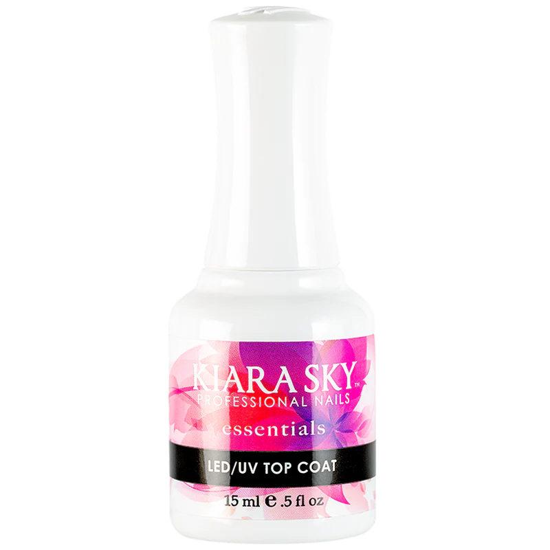 Kiara Sky - Gel Polish Base, Top, Non Wipe Top, Non Wipe Top Rub On