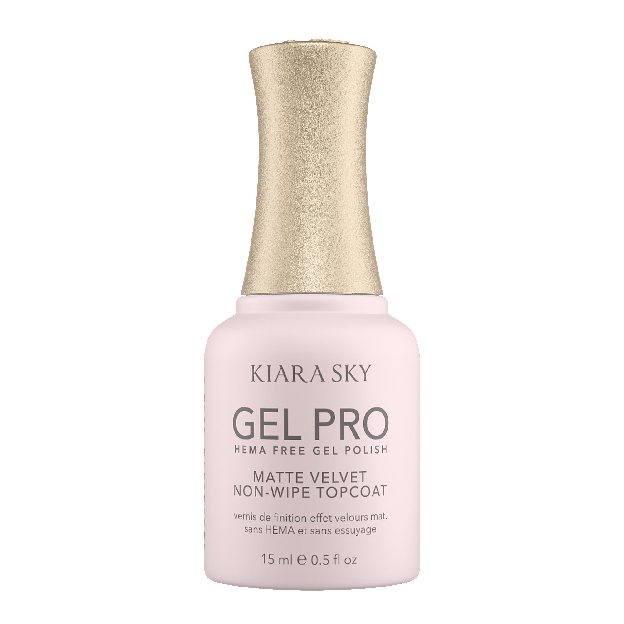 Kiara Sky HEMA-Free Gel Pro Matte Velvet Top Coat 0.5oz (15ml)