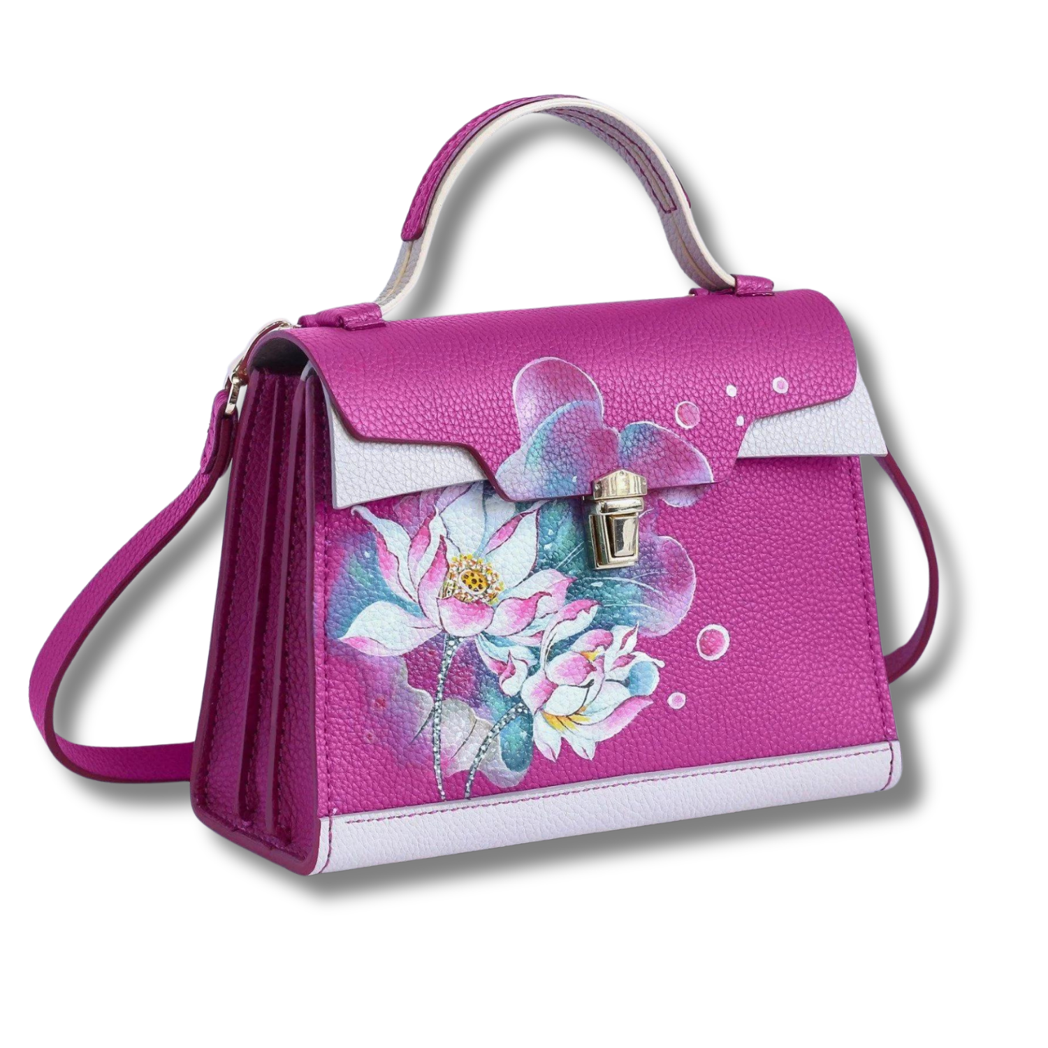 Lush Small Hand Bag Dual Compartments Custom Color