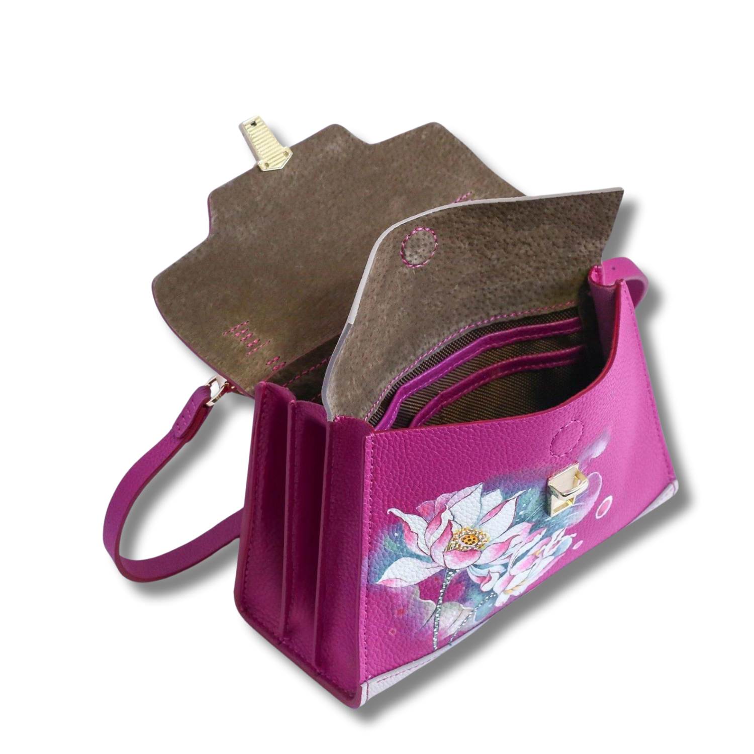 Lush Small Hand Bag Dual Compartments Custom Color