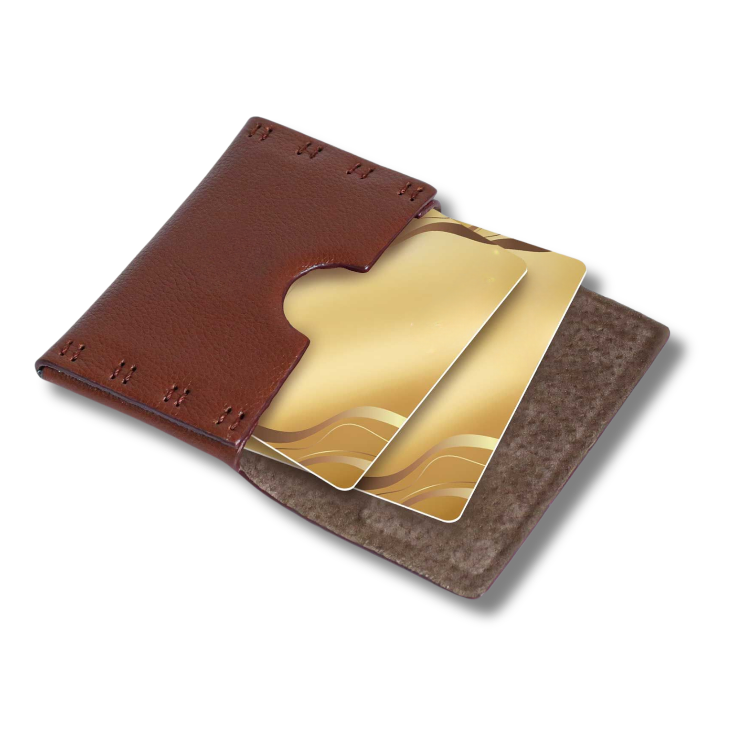 Magnetic Flap Compact Business Card Holder Colorful Custom