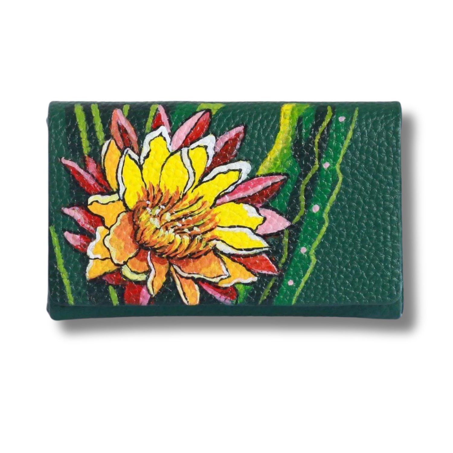 Magnetic Flap Compact Business Card Holder Colorful Custom