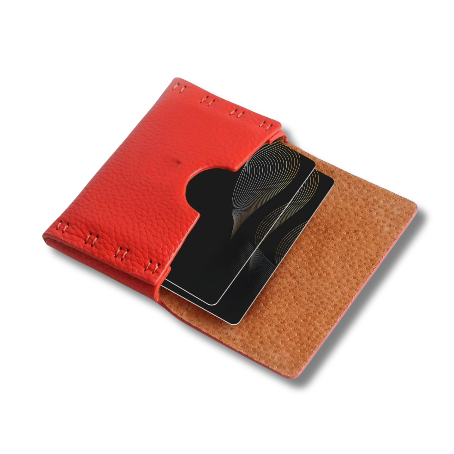 Magnetic Flap Compact Business Card Holder Colorful Custom