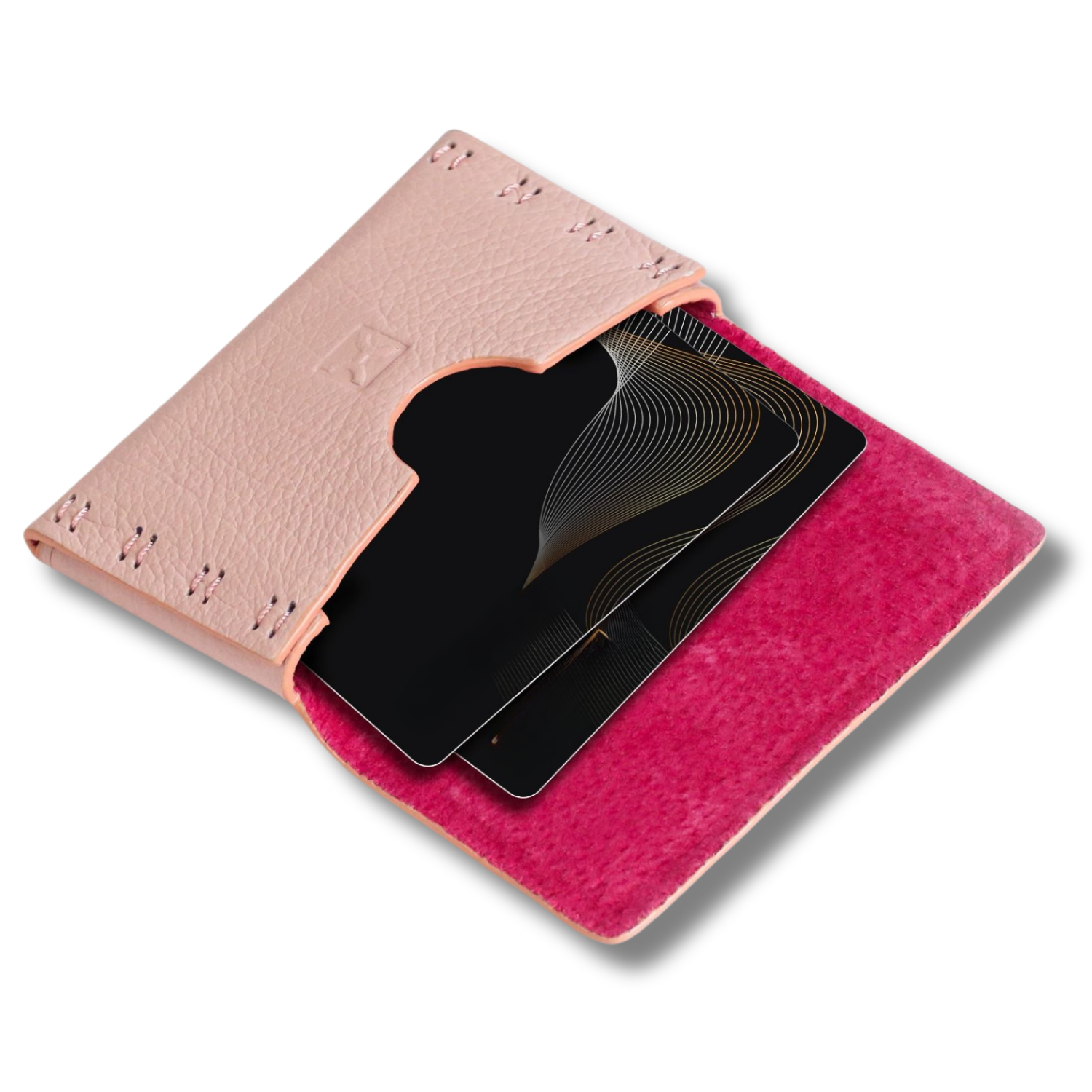 Magnetic Flap Compact Business Card Holder Colorful Custom