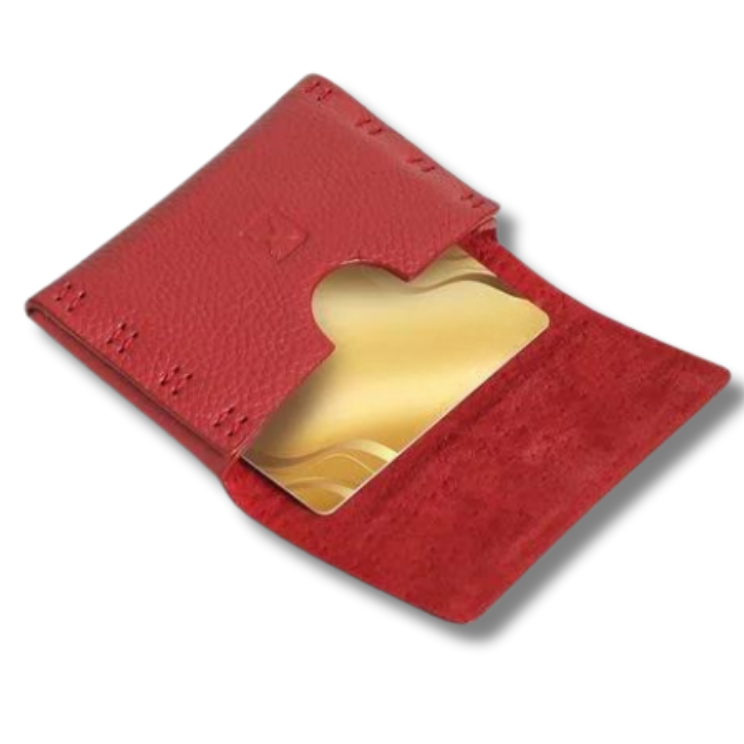 Magnetic Flap Compact Business Card Holder Colorful Custom