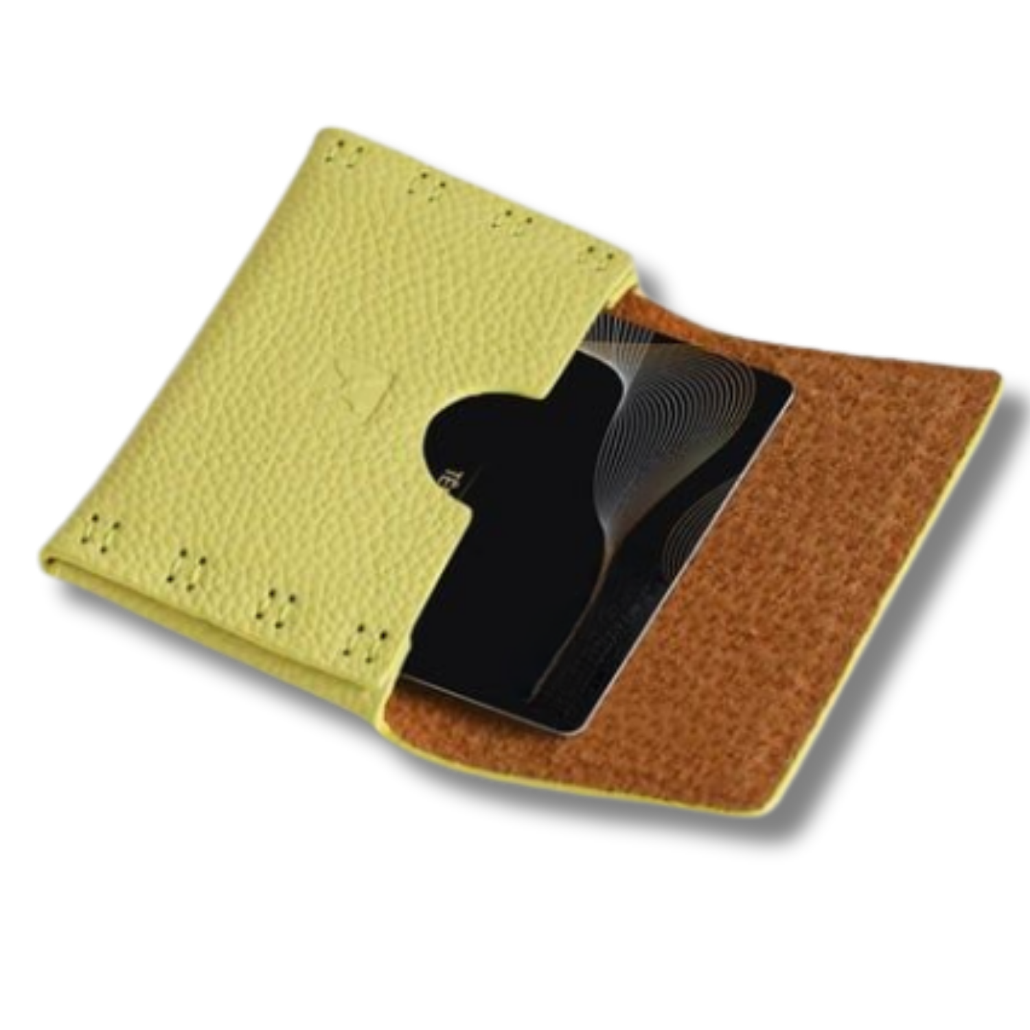 Magnetic Flap Compact Business Card Holder Colorful Custom