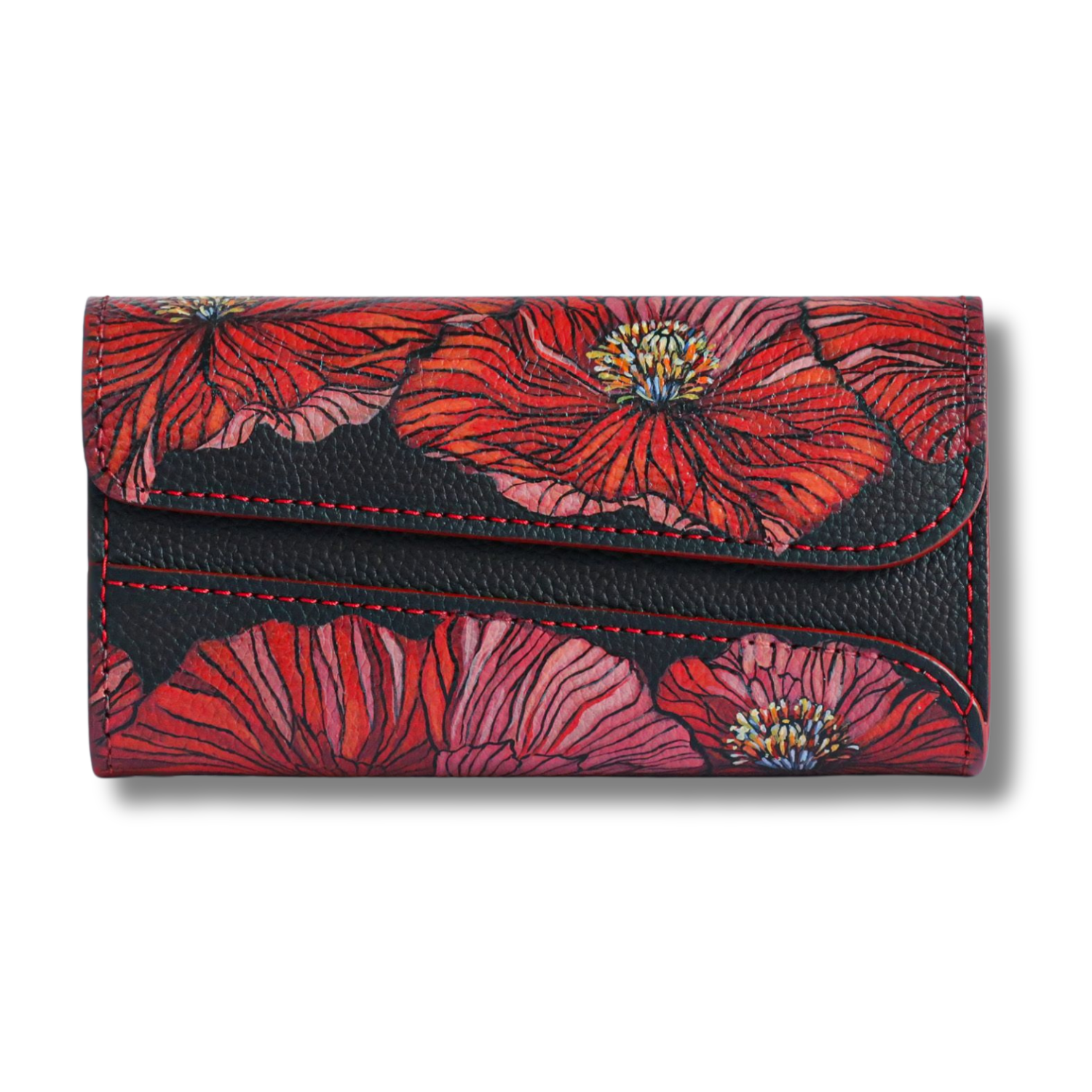 Modern She's Front Magnetic Flap Long Wallet