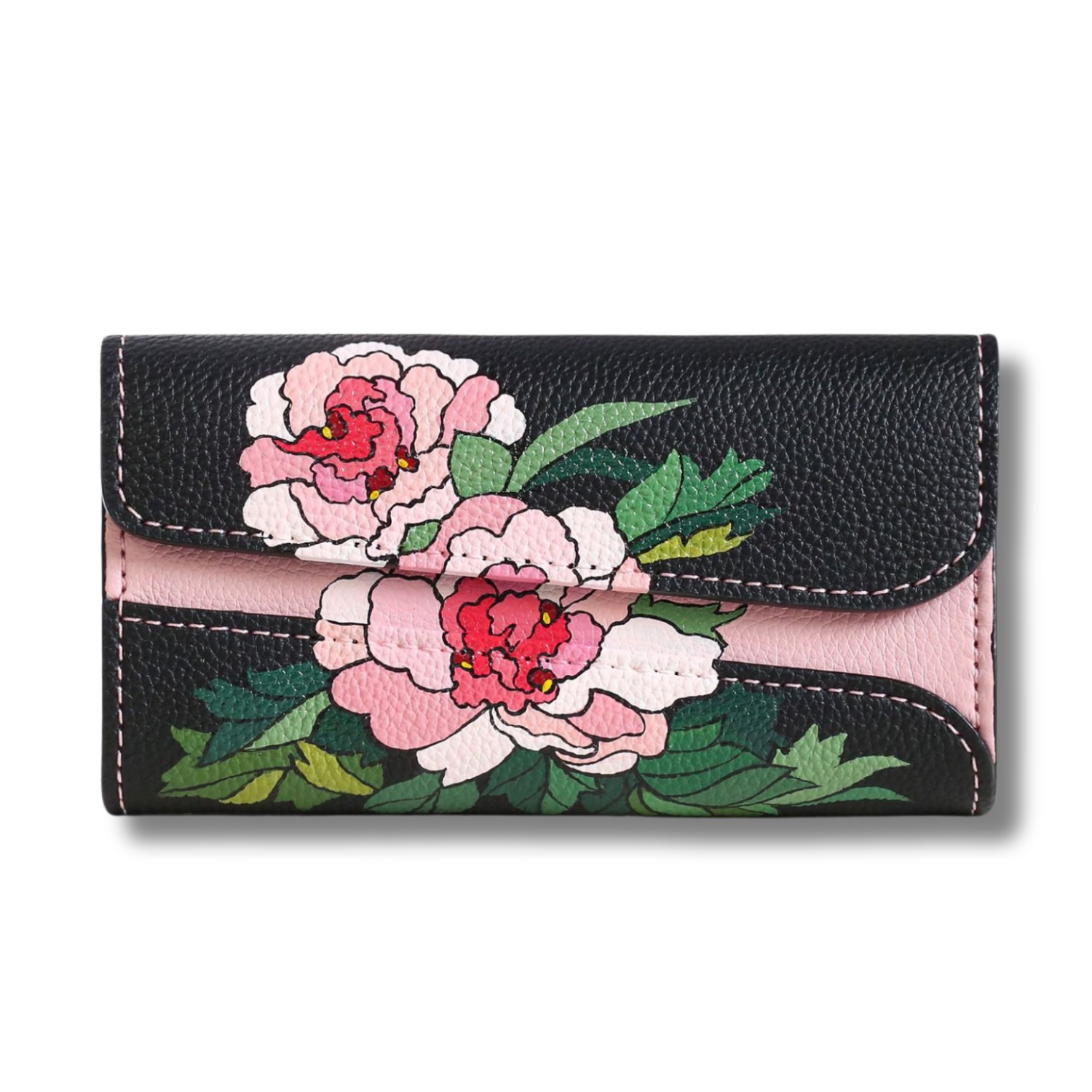 Modern She's Front Magnetic Flap Long Wallet