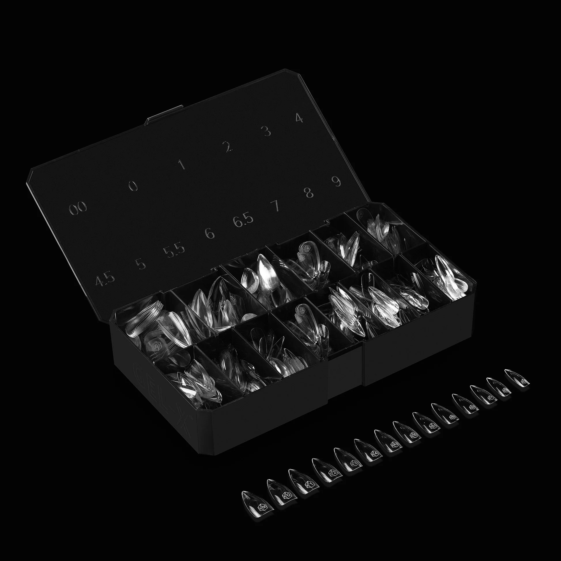 Apres Gel-X Tips 2.0 - NATURAL Stiletto 600pcs