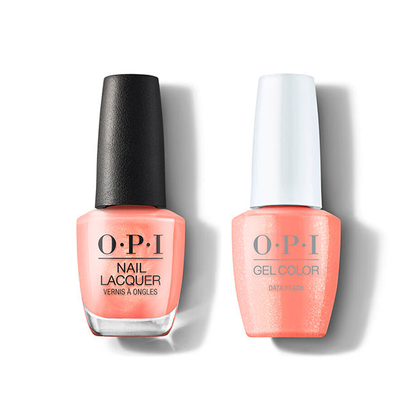 OPI - Gel & Lacquer Duo - Data Peach