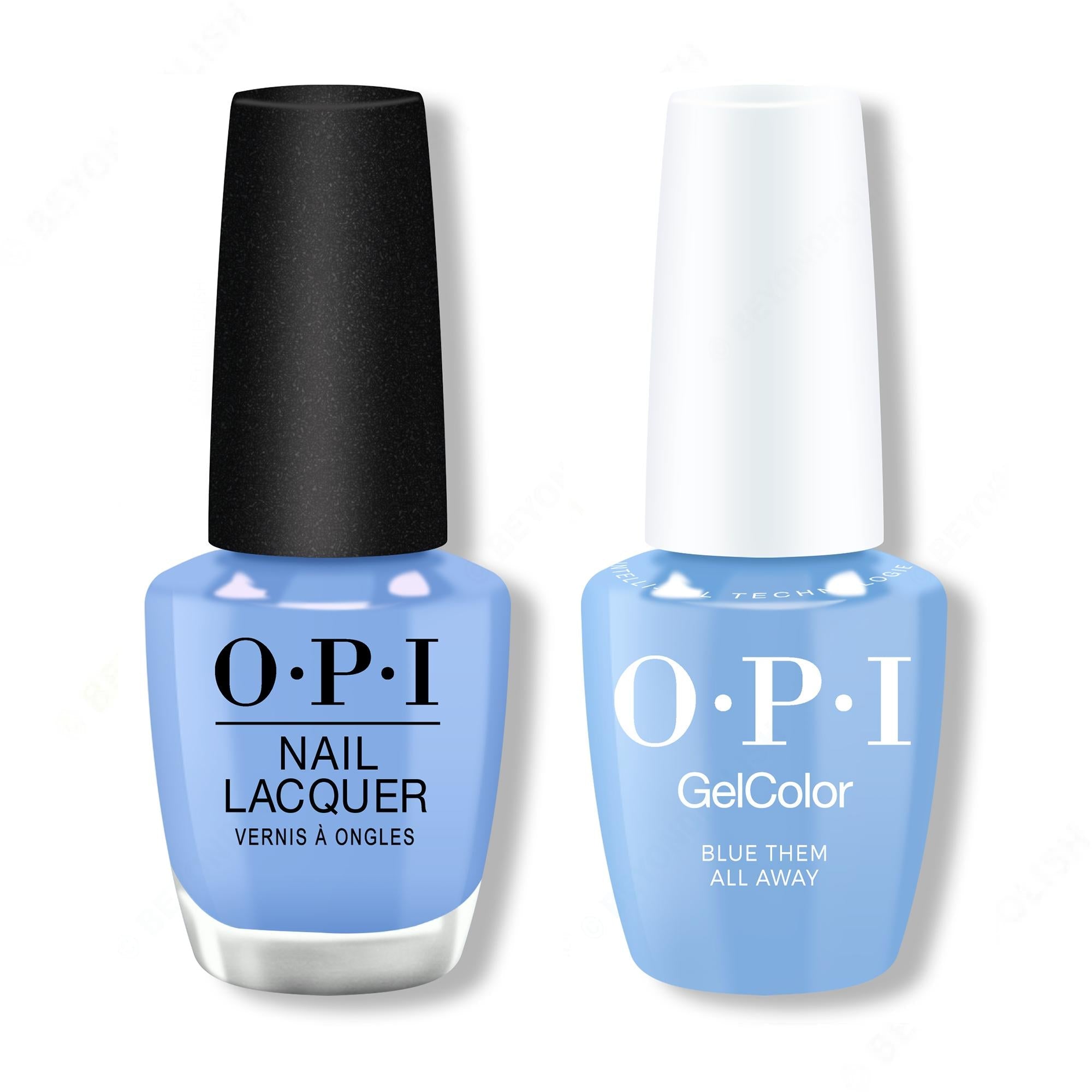 OPI - Gel & Lacquer Intelli-Gel Duo - Blue Them All Away