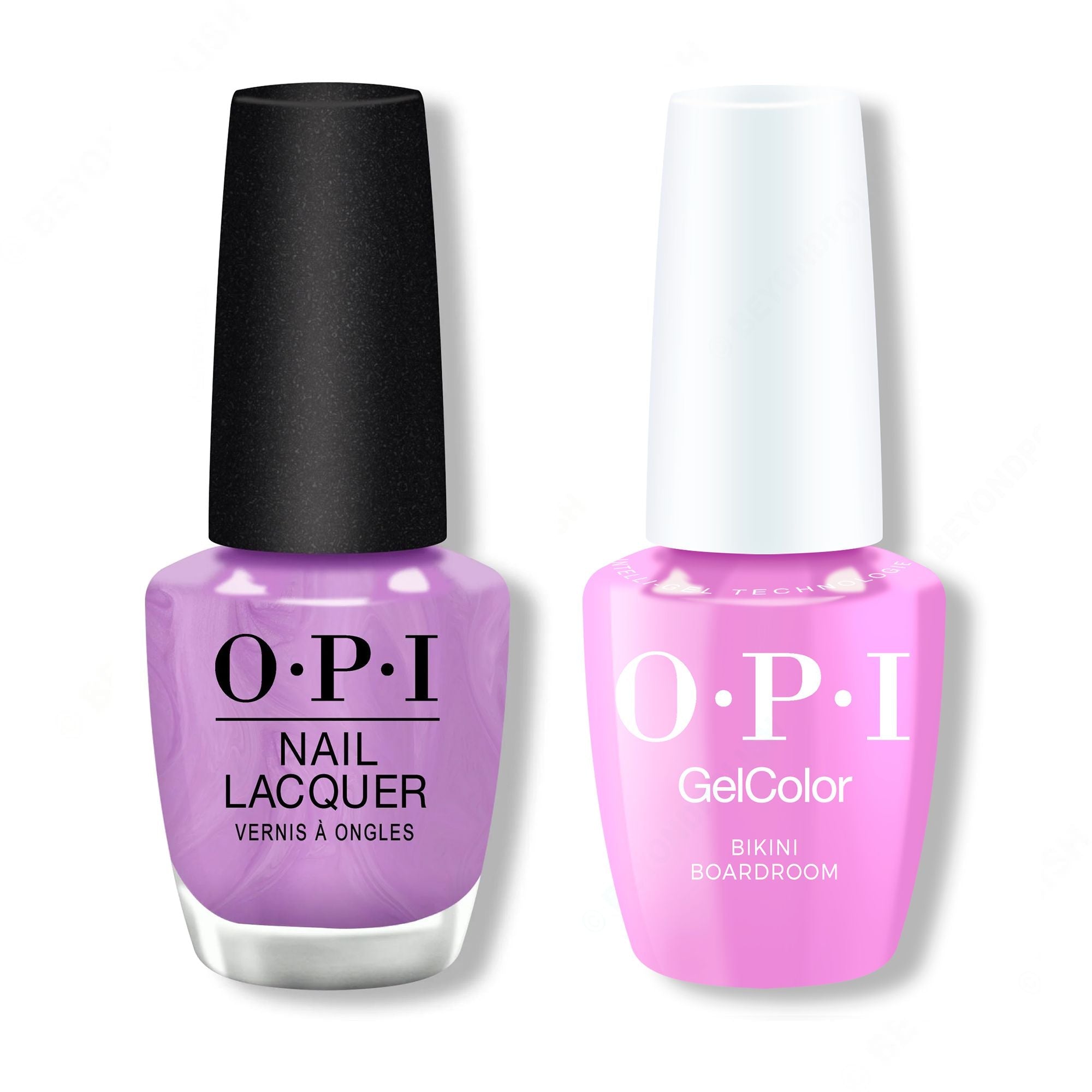 OPI - Intelli-Gel & Lacquer Duo - Bikini Boardroom Vegan, HEMA-free and TPO-free