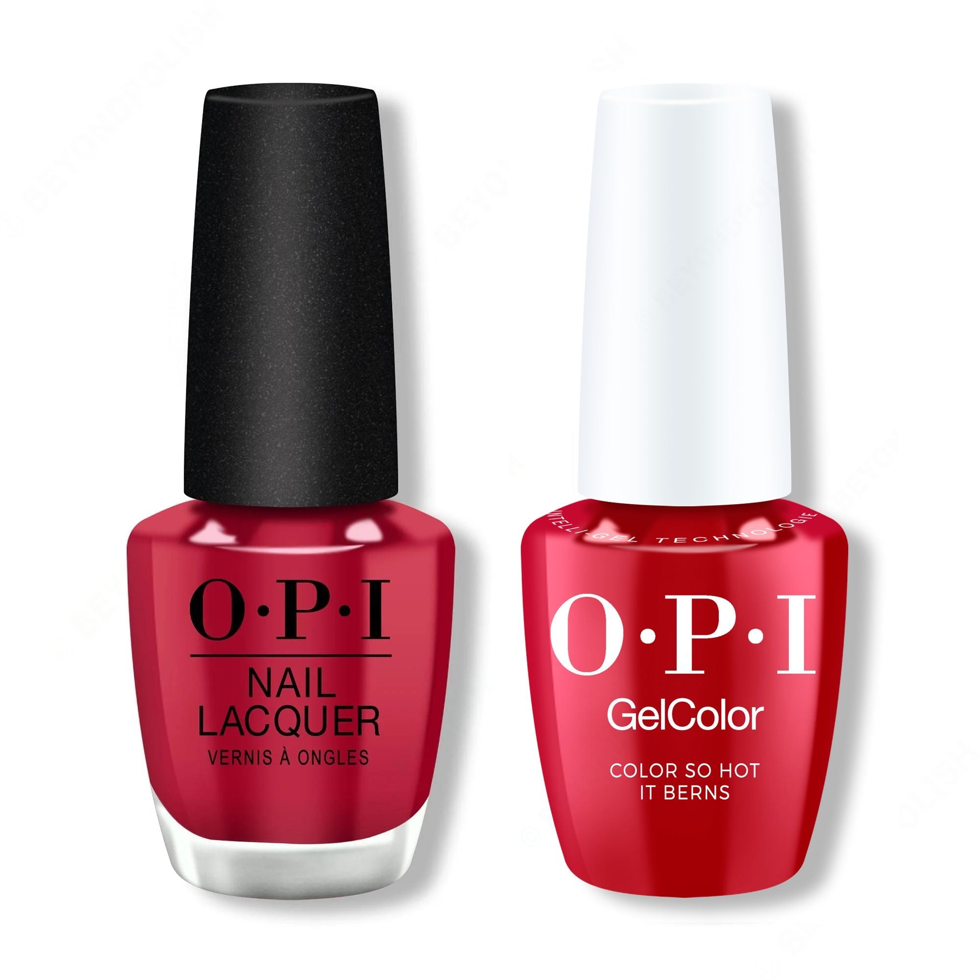 OPI - Intelli-Gel & Lacquer Duo - Color So Hot It Berns
