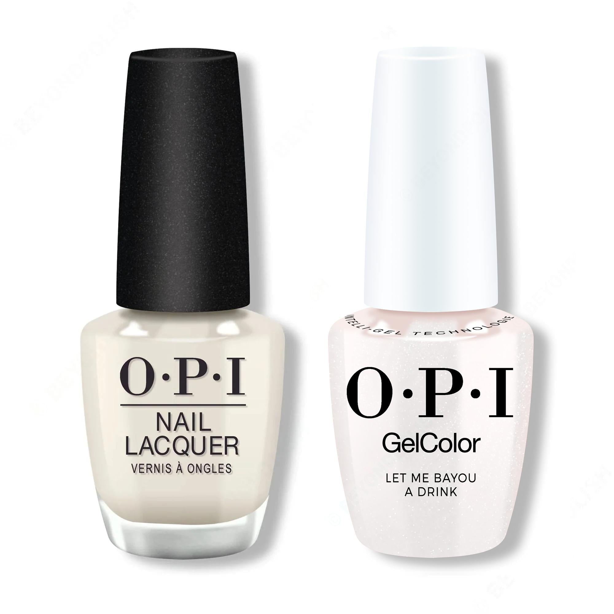 OPI - Intelli-Gel & Lacquer Duo - Let Me Bayou a Drink Vegan, HEMA-free and TPO-free