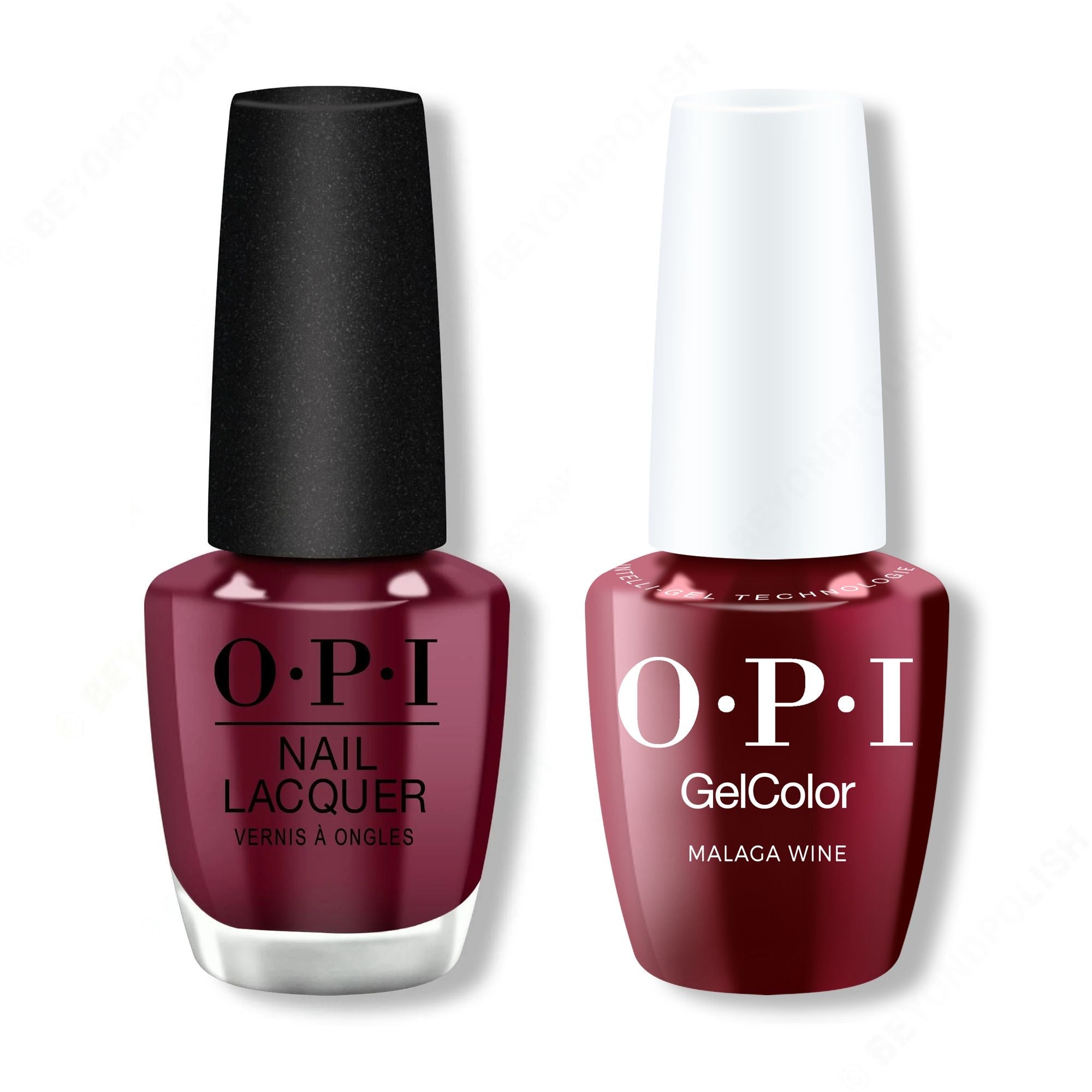 OPI - Intelli-Gel & Lacquer Duo - Malaga Wine