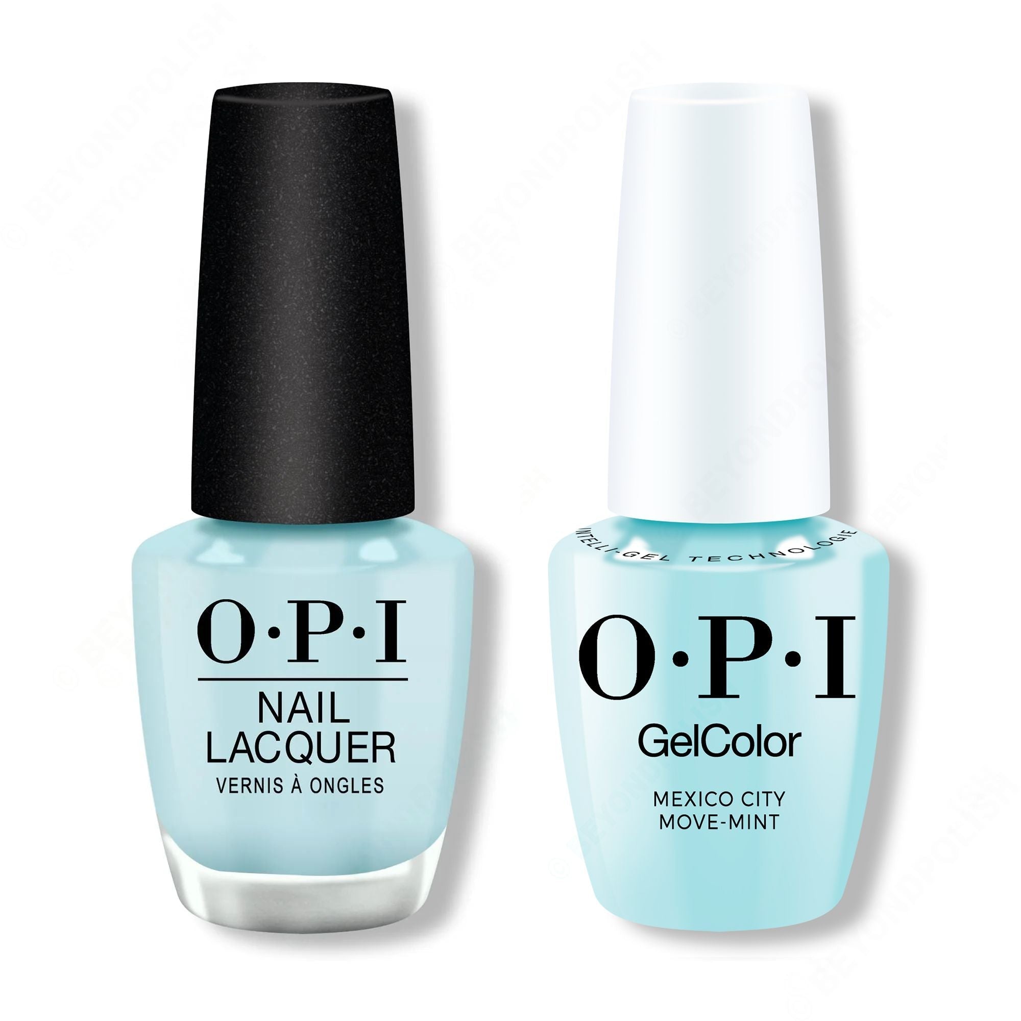 OPI - Intelli-Gel & Lacquer Duo - Mexico City Move-mint Vegan, HEMA-free and TPO-free