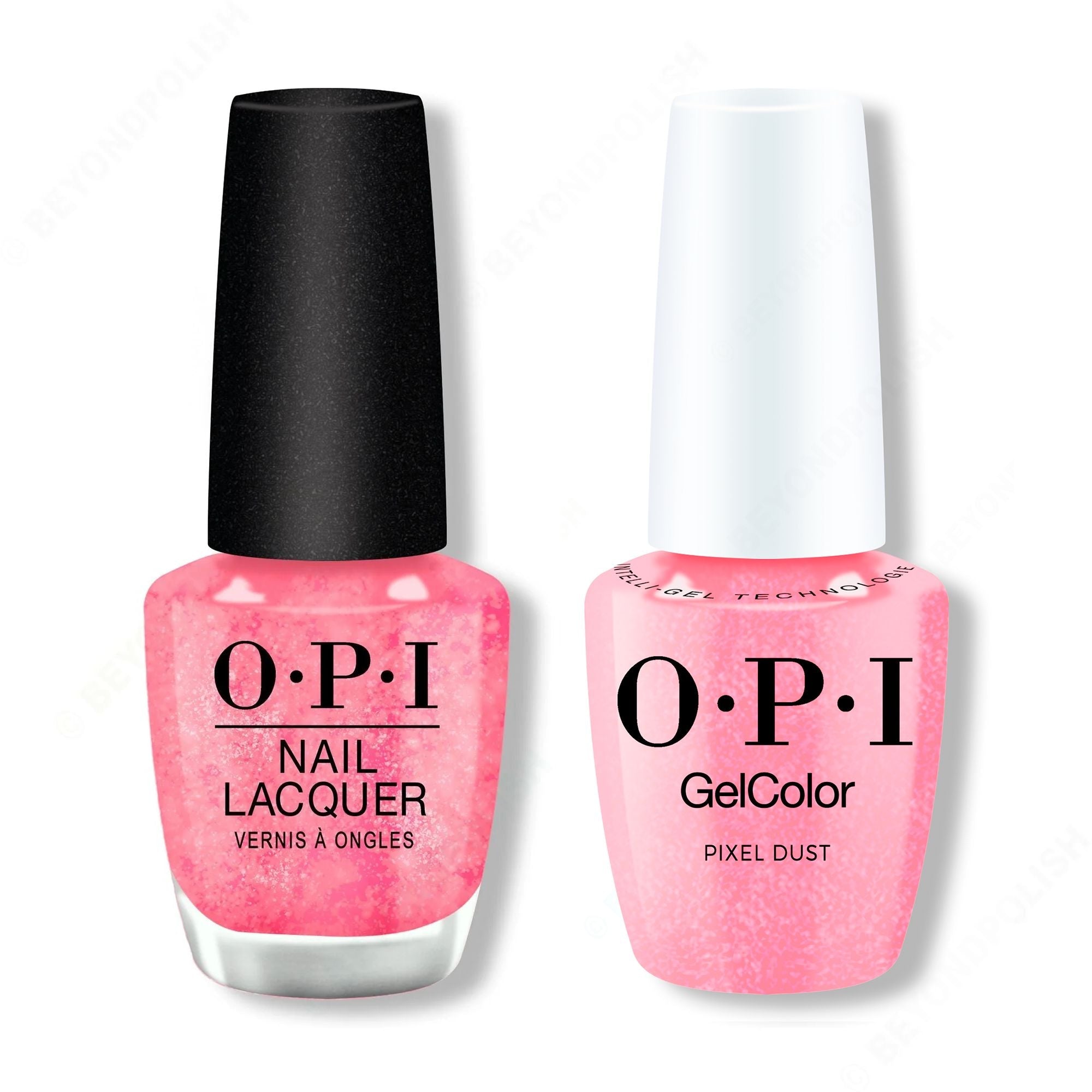 OPI - Intelli-Gel & Lacquer Duo - Pixel Dust Vegan, HEMA-free and TPO-free